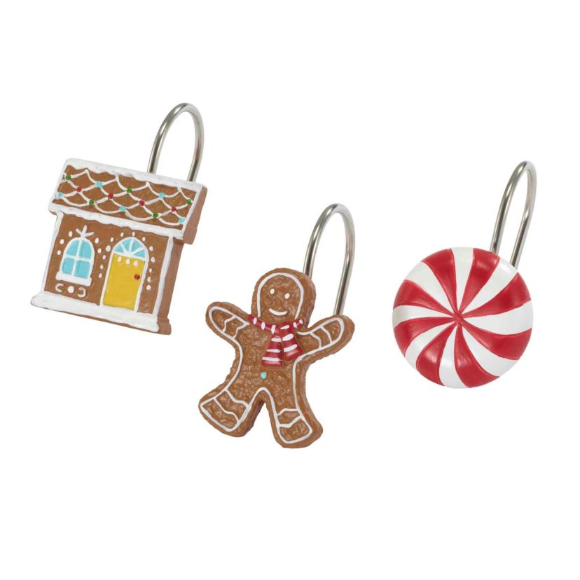 Sweet Treat Shower Curtain Shower Hooks Set