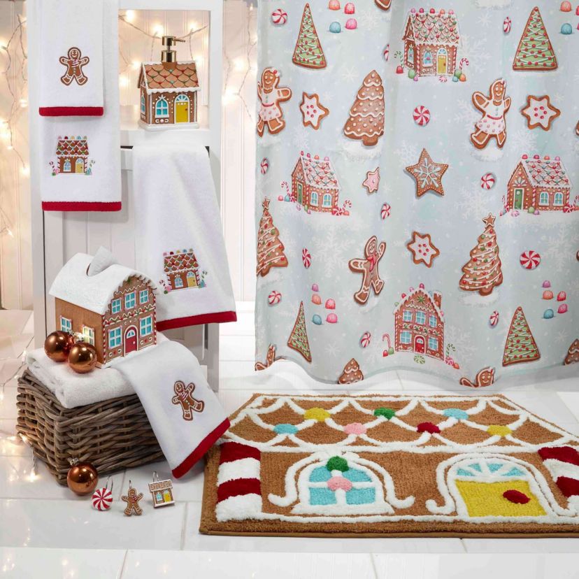 Sweet Treat Shower Curtain Shower Hooks Set