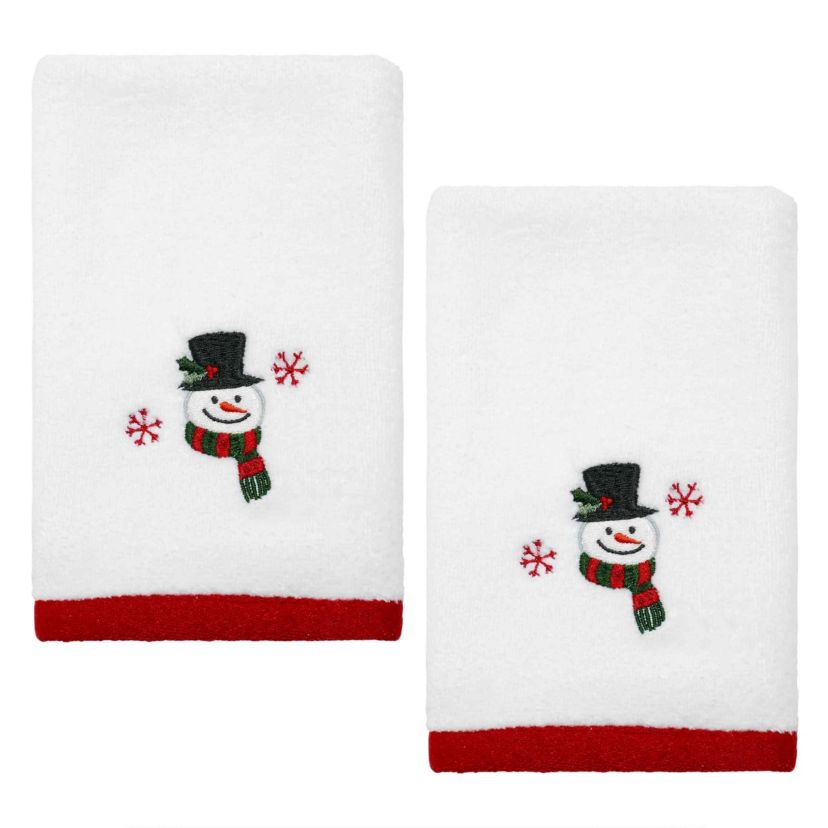 Winter Snowman 3-pc. Lotion Pump Fingertip Towel Set