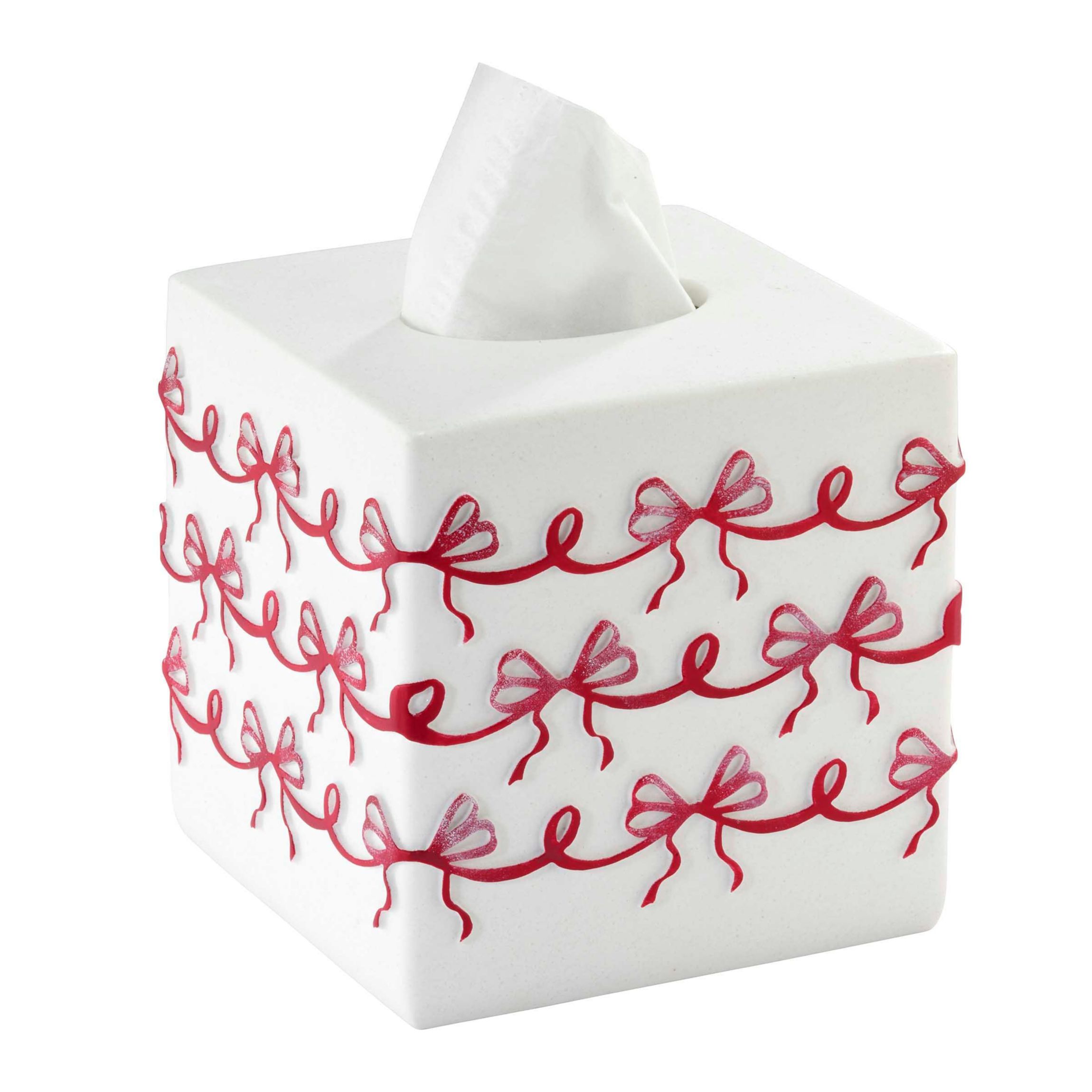 Christmas Bows Tissue Cover