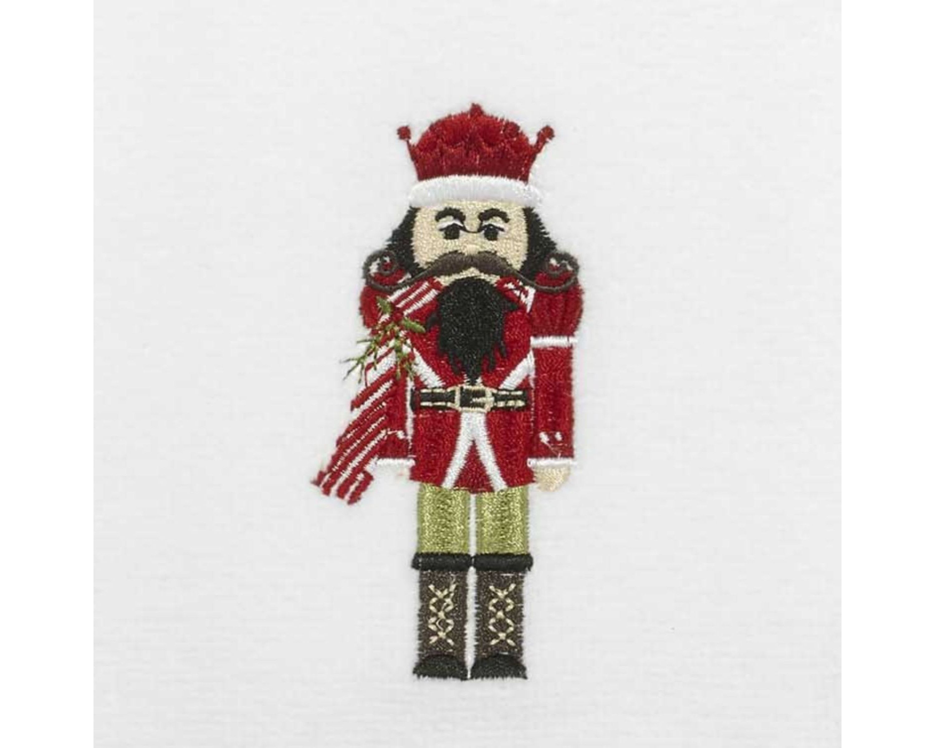 Peppermint Nutcracker 3-pc. Lotion Pump Fingertip Towel Set