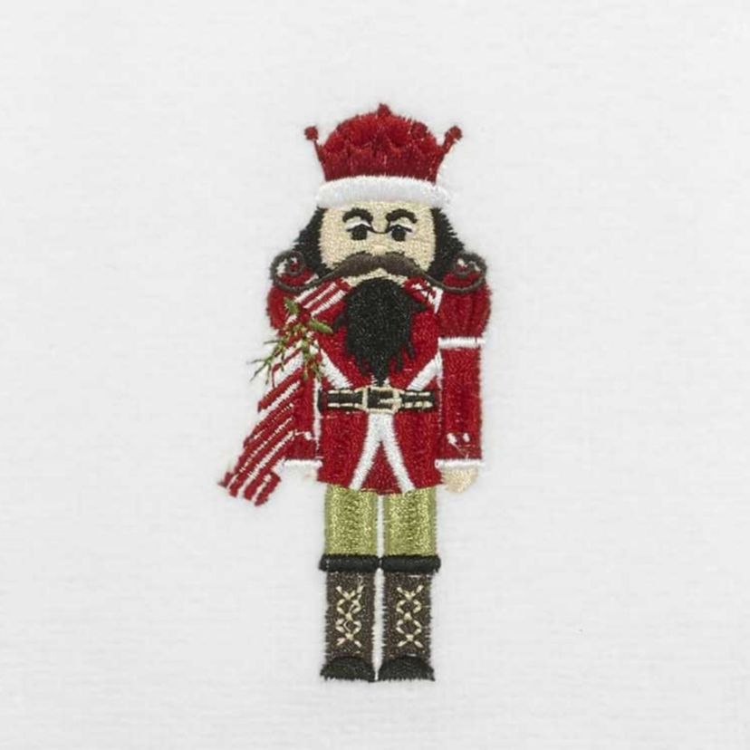 Peppermint Nutcracker 3-pc. Lotion Pump Fingertip Towel Set