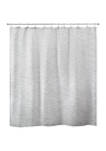 Dakota Stripe Gray Shower Curtain