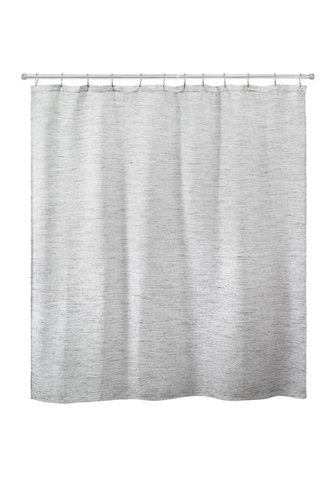 Avanti Dakota Stripe Gray Shower Curtain