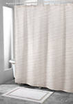 Dakota Strp Linen Shower Curtain