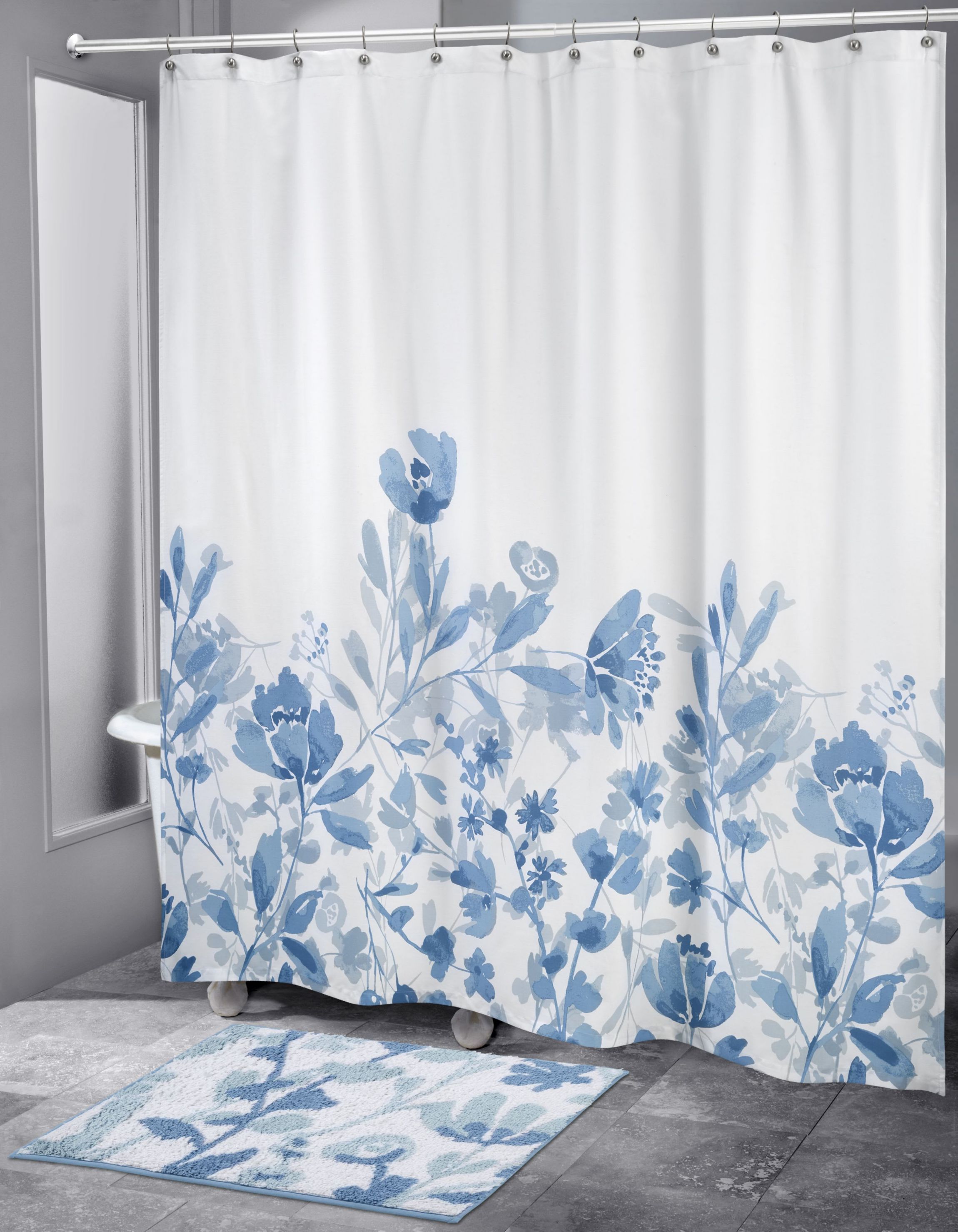 Mystic Floral Shower Curtain