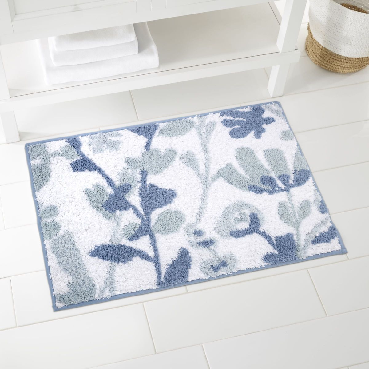 Mystic Floral Bath Rug