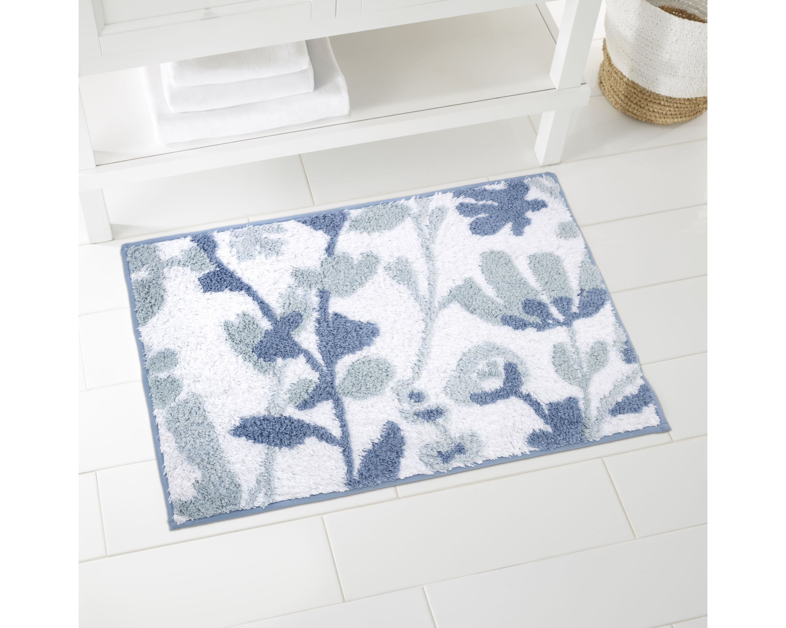 Mystic Floral Bath Rug