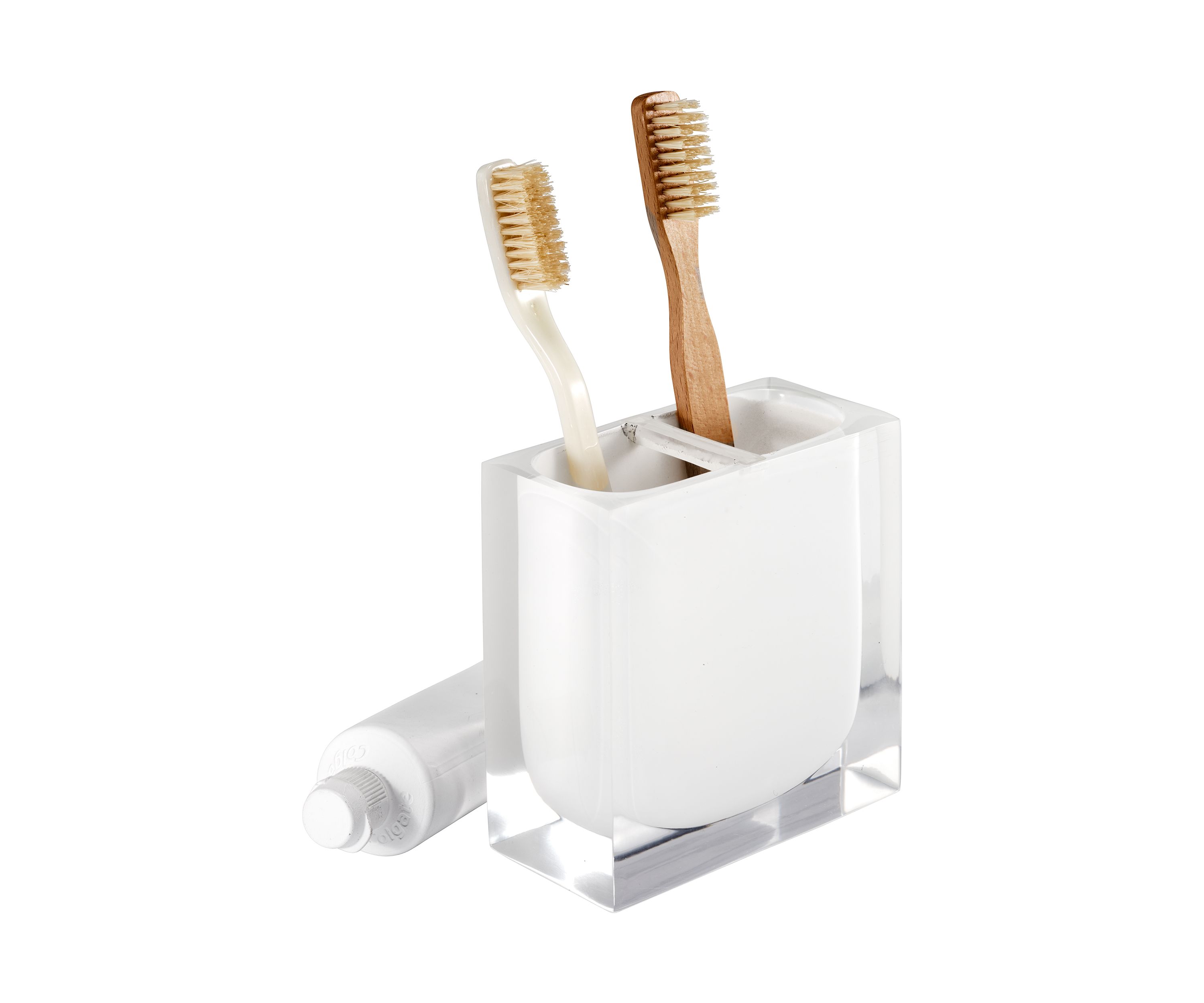 Marina White Toothbrush Holder