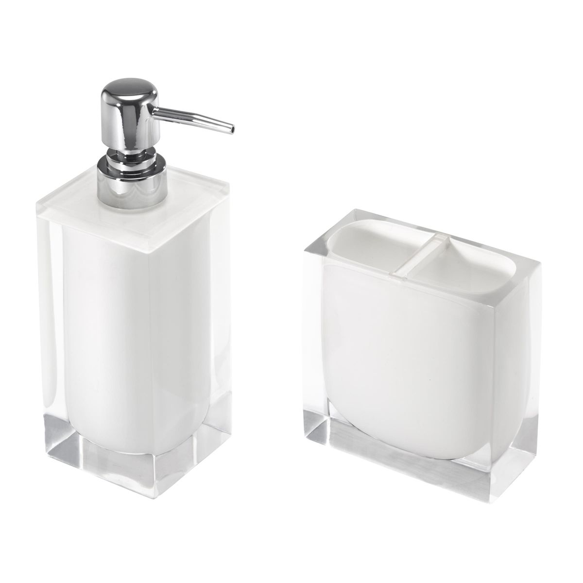 Marina White 2pc. Bath Accessory Set