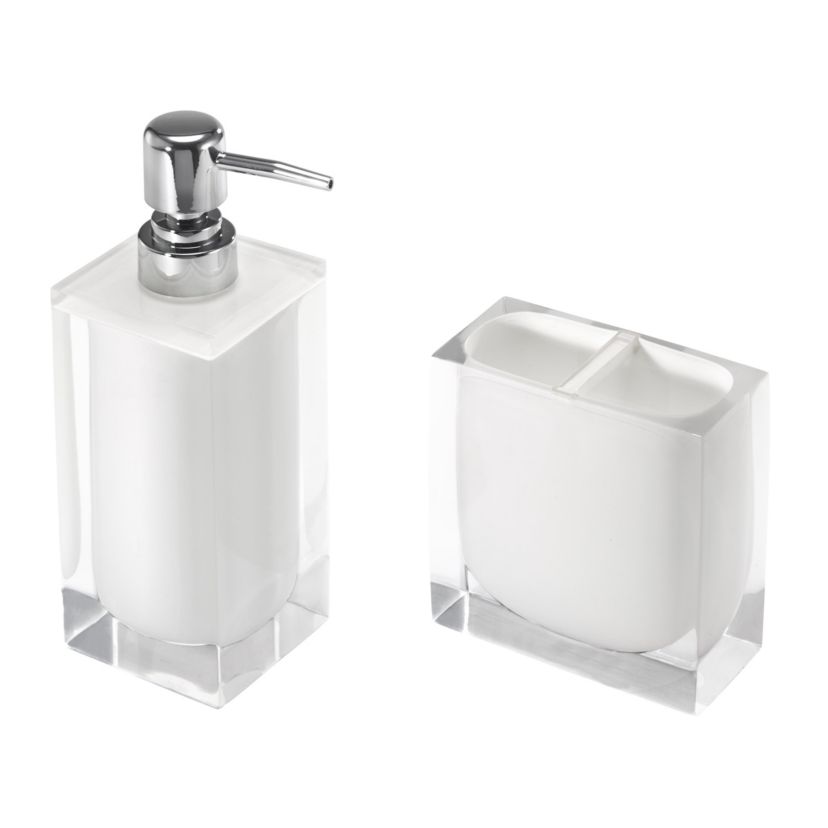 Marina White 2pc. Bath Accessory Set