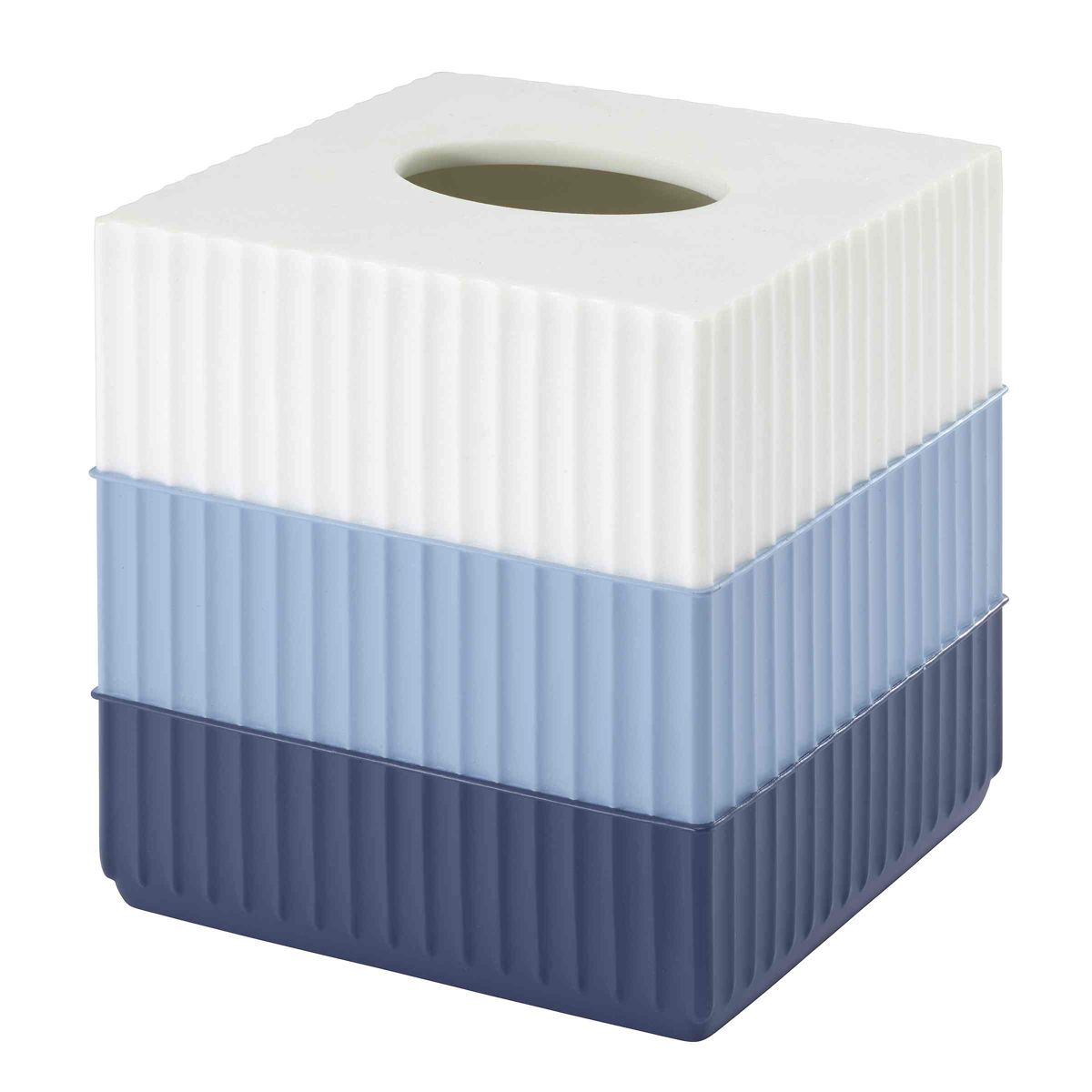 Clubhouse Stripe Blue Tissue Cover