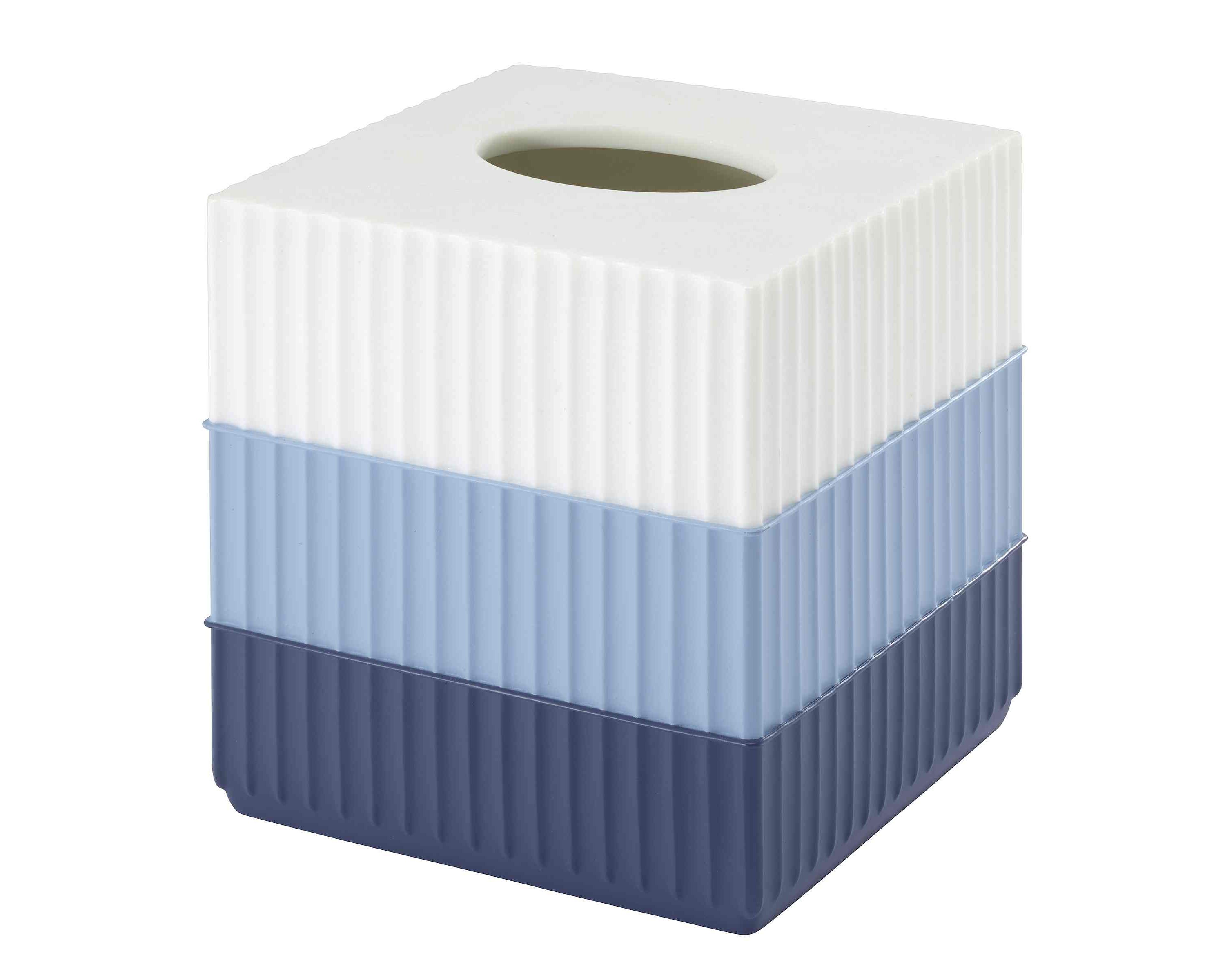 Clubhouse Stripe Blue Tissue Cover