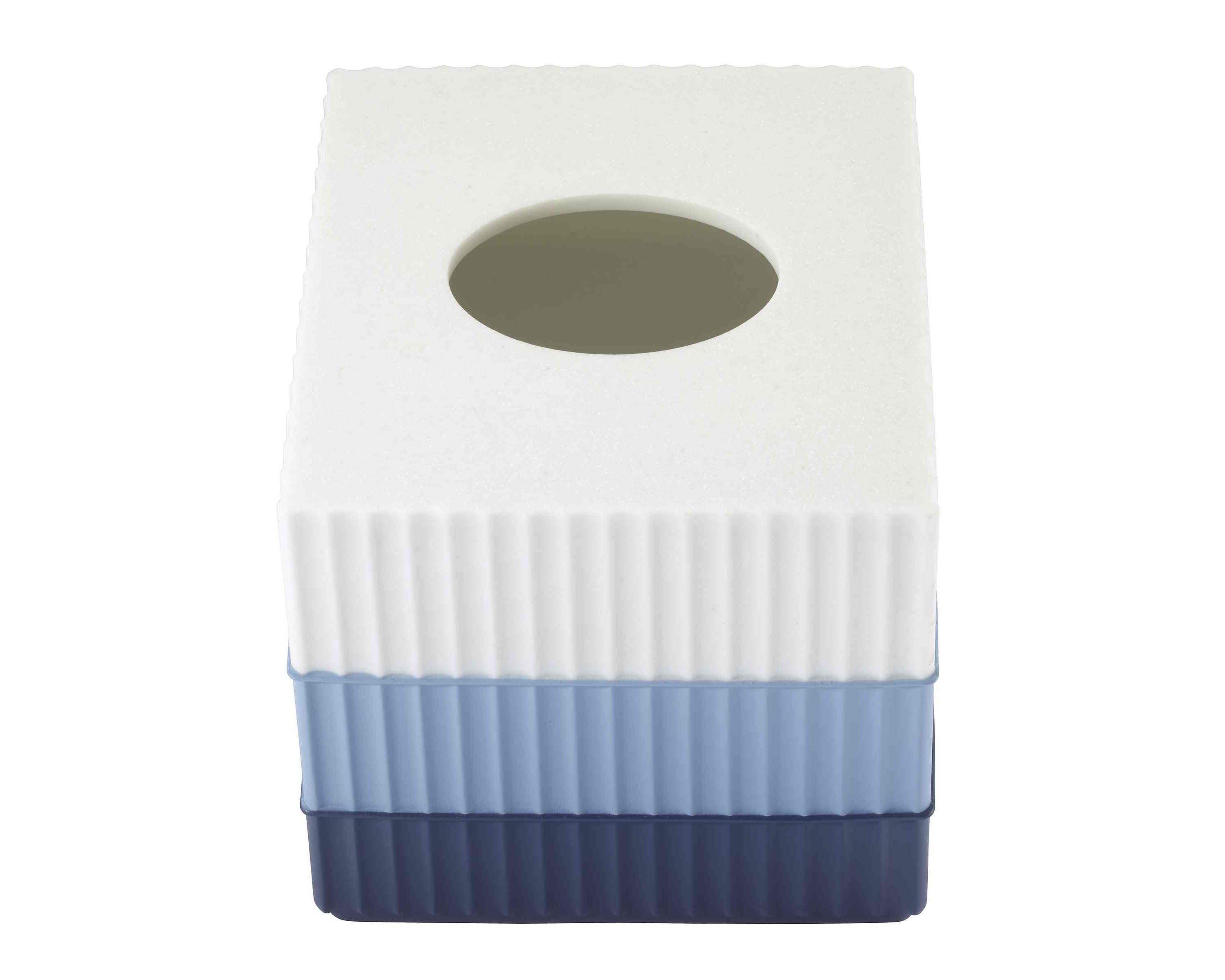 Clubhouse Stripe Blue Tissue Cover