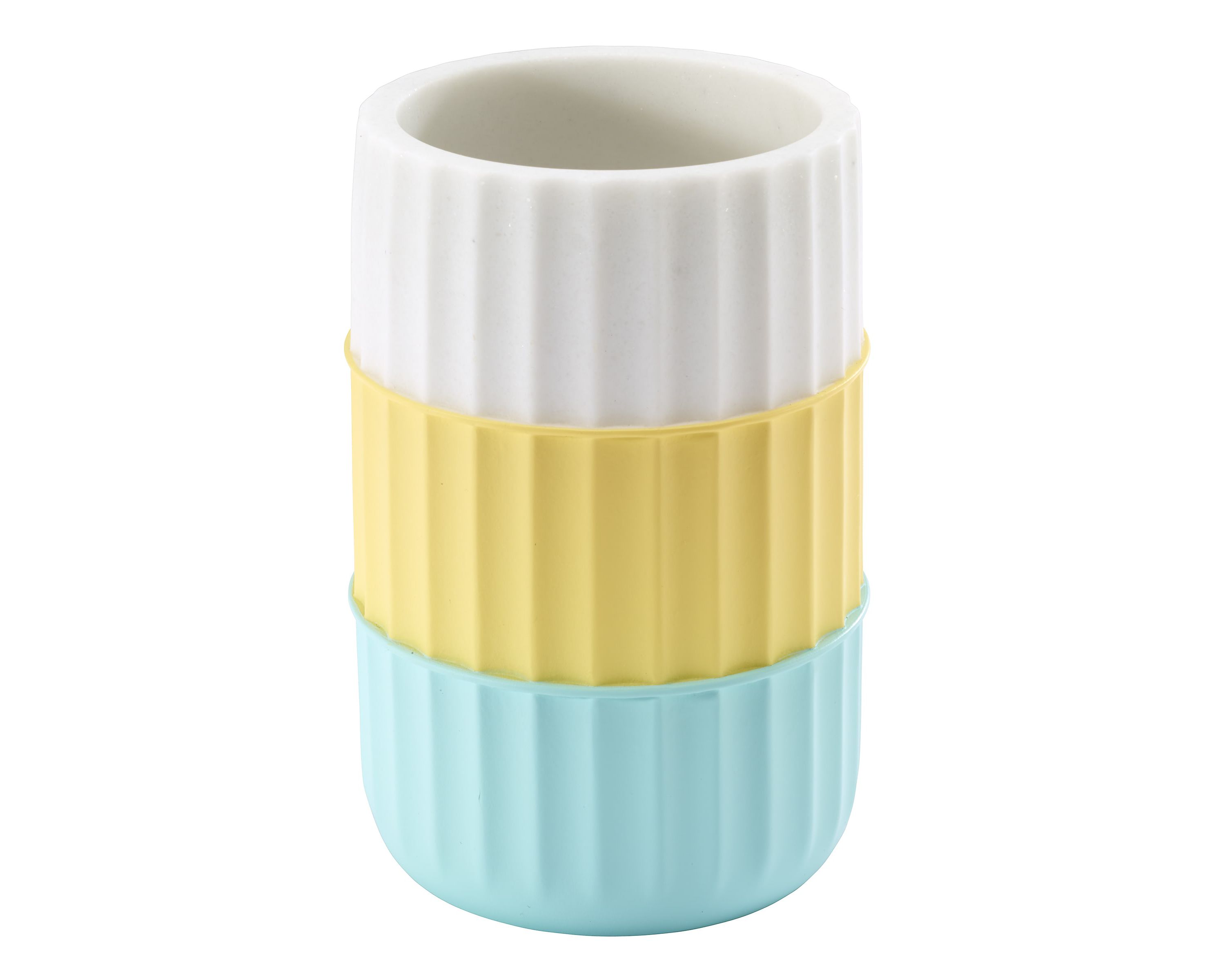 Clubhouse Stripe Aqua 4pc. Bath Accessory Set