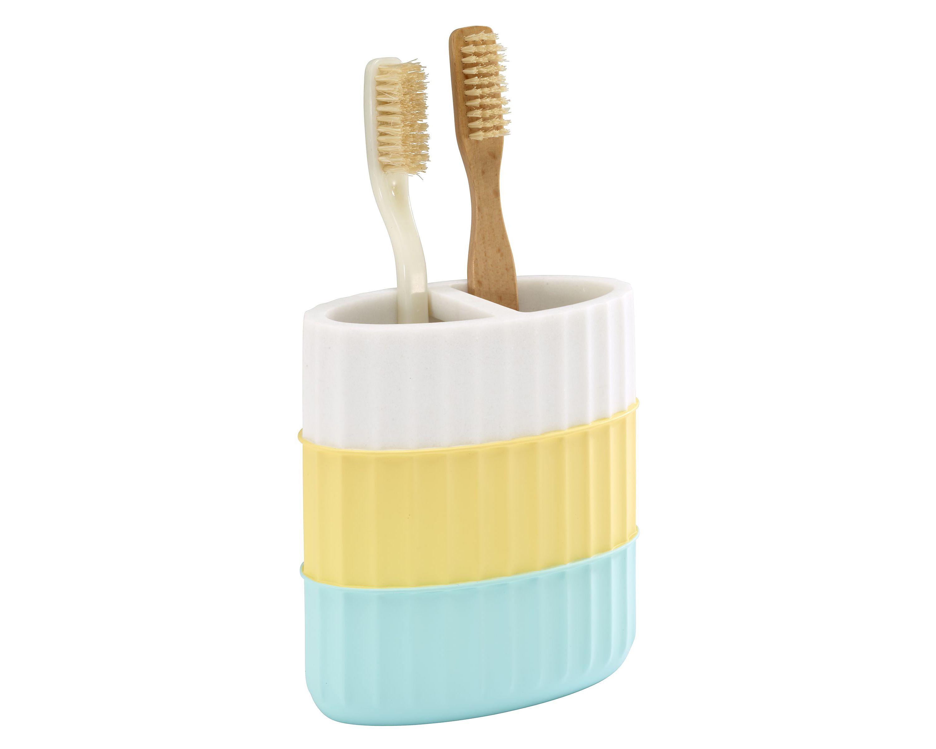 Clubhouse Stripe Aqua 4pc. Bath Accessory Set