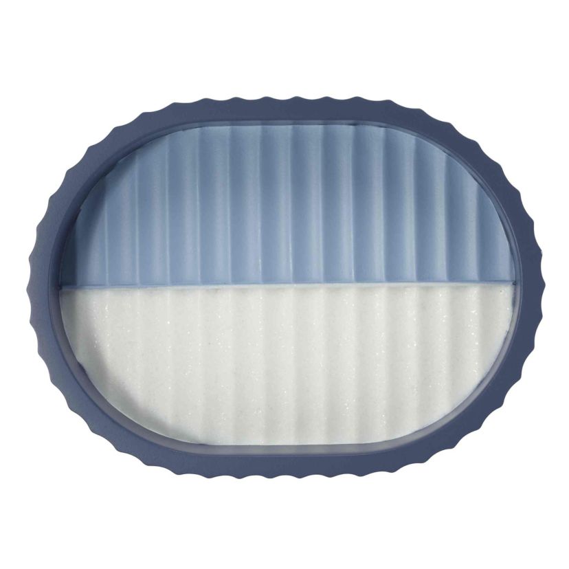 Clubhouse Stripe Blue 4pc. Bath Accessory Set