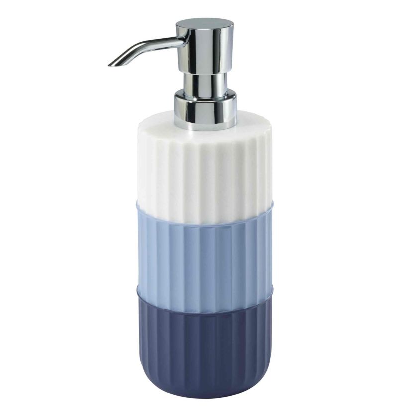 Clubhouse Stripe Blue 4pc. Bath Accessory Set