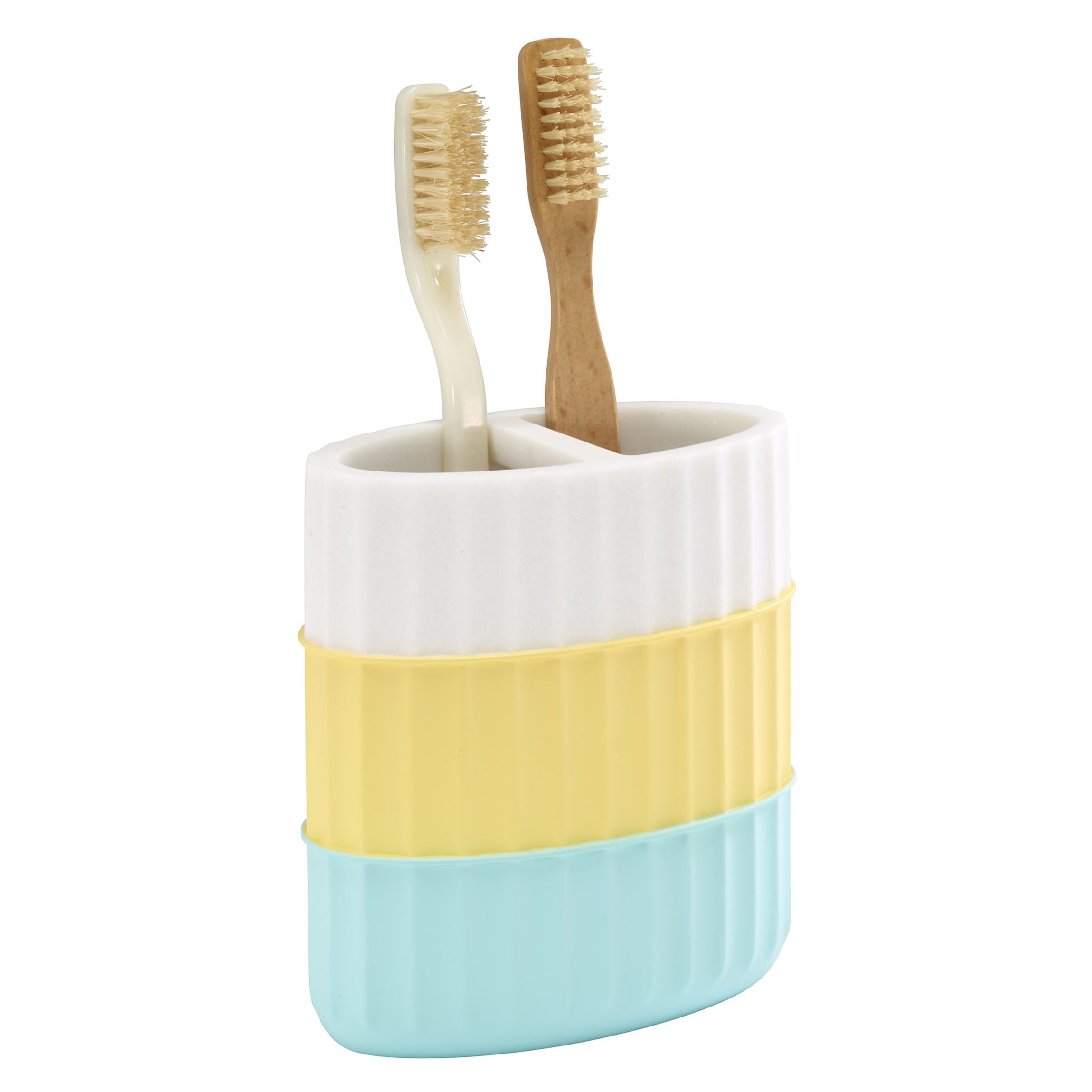 Clubhouse Stripe Aqua 2pc. Bath Accessory Set