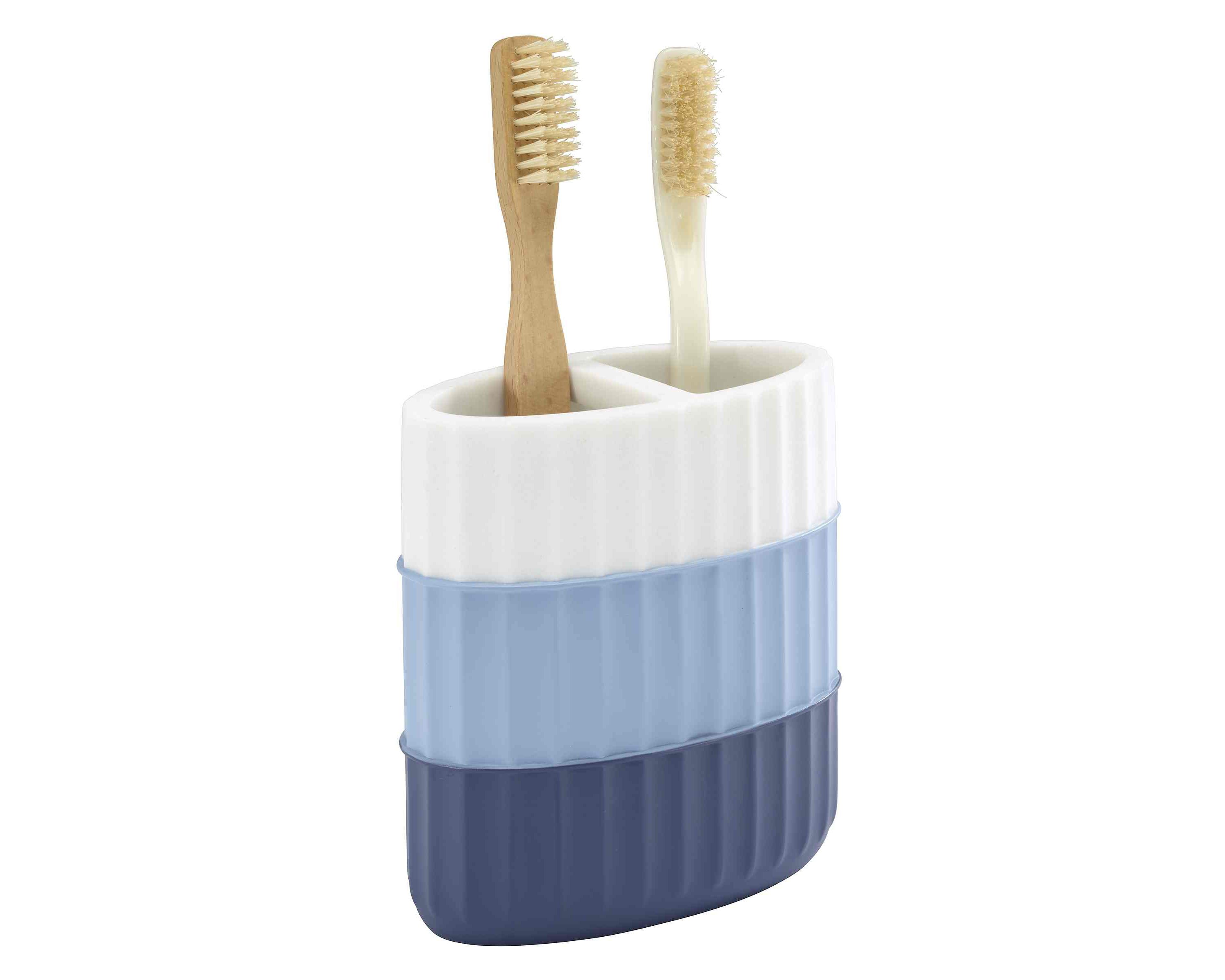 Clubhouse Stripe Blue 2pc. Bath Accessory Set