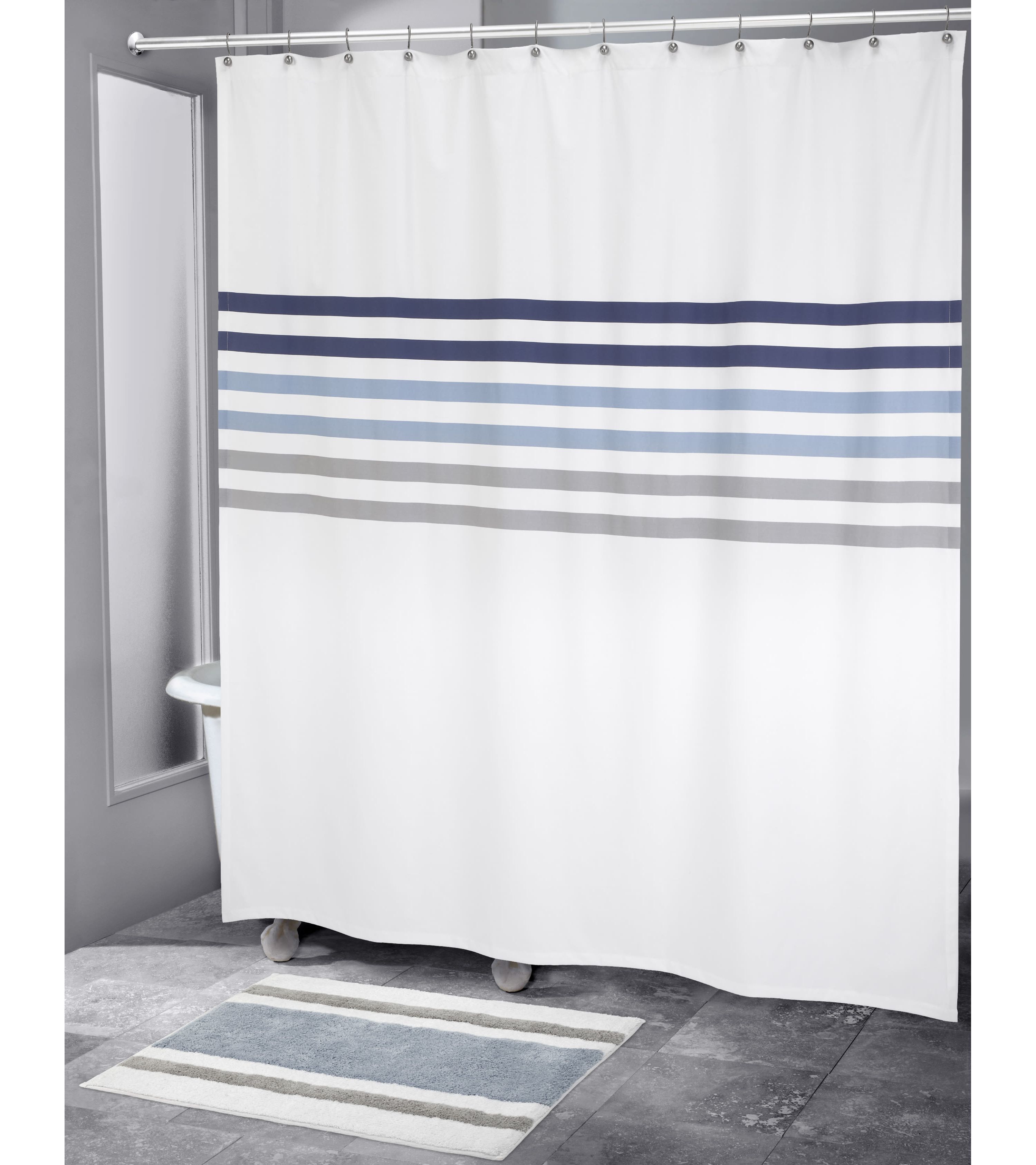 Augusta Stripe Shower Curtain