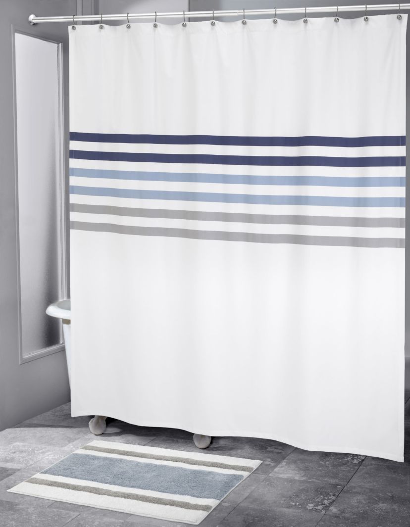 Augusta Stripe Shower Curtain