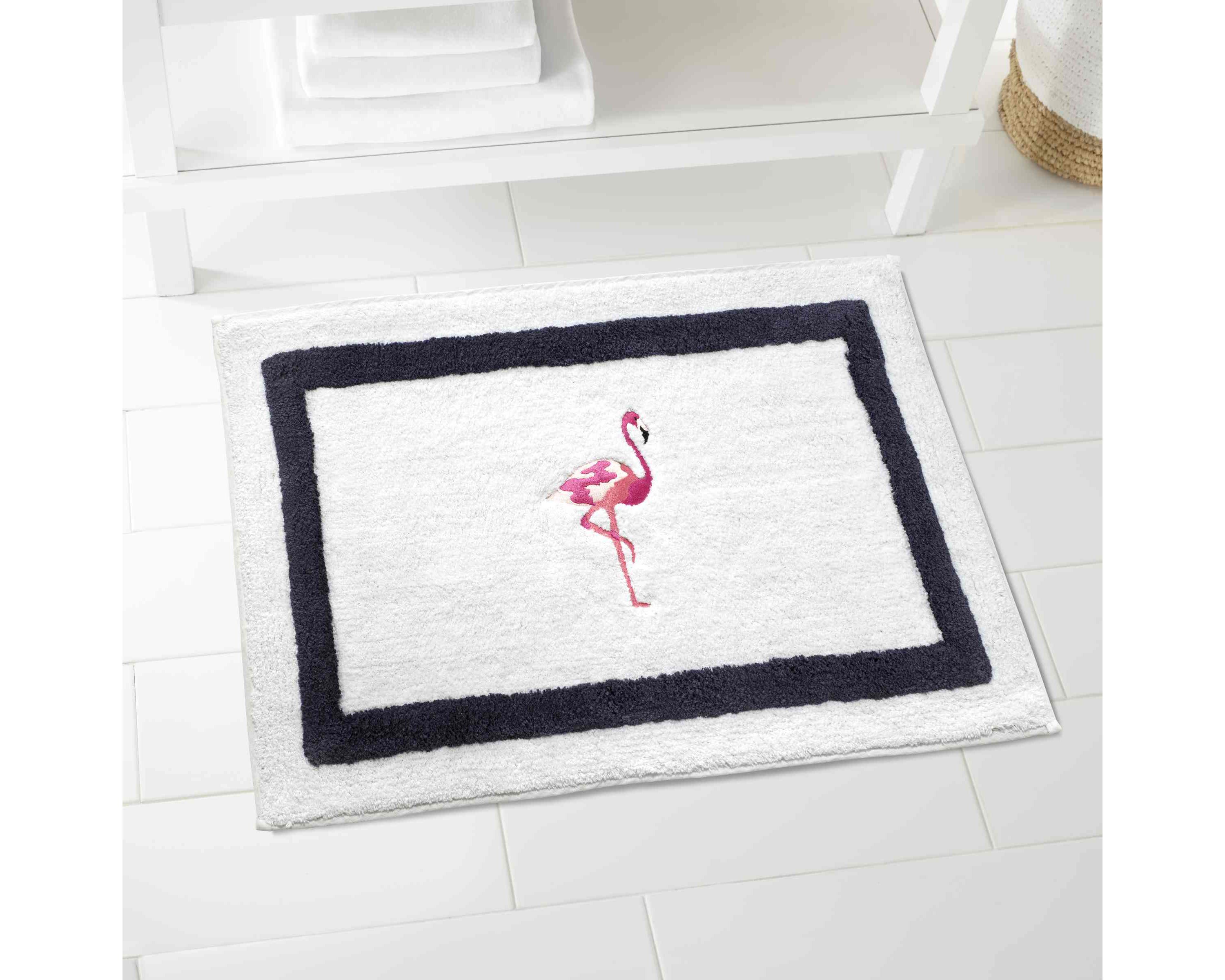Flamingo Bath Rug