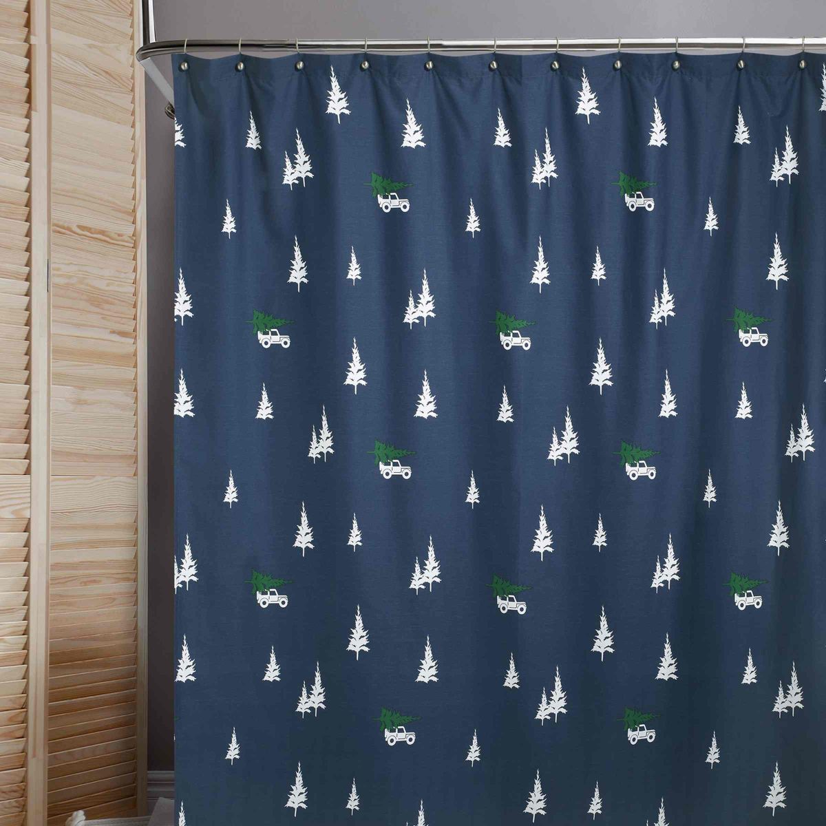 Pine Trail Shower Curtain