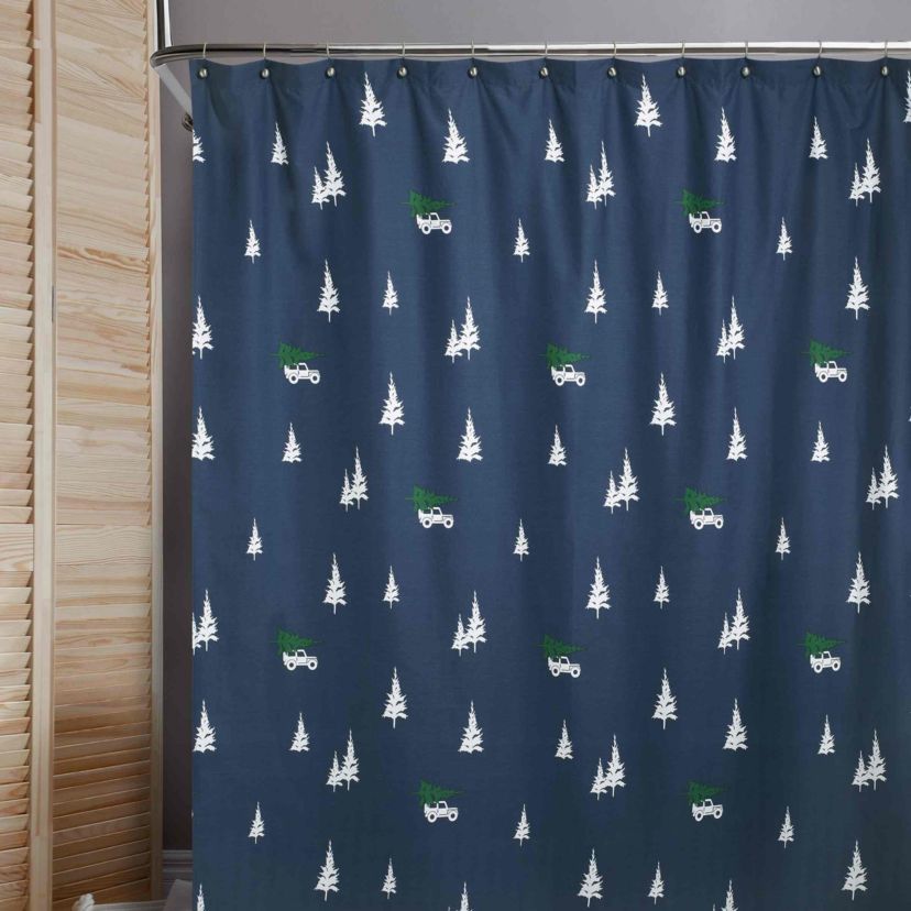 Pine Trail Shower Curtain