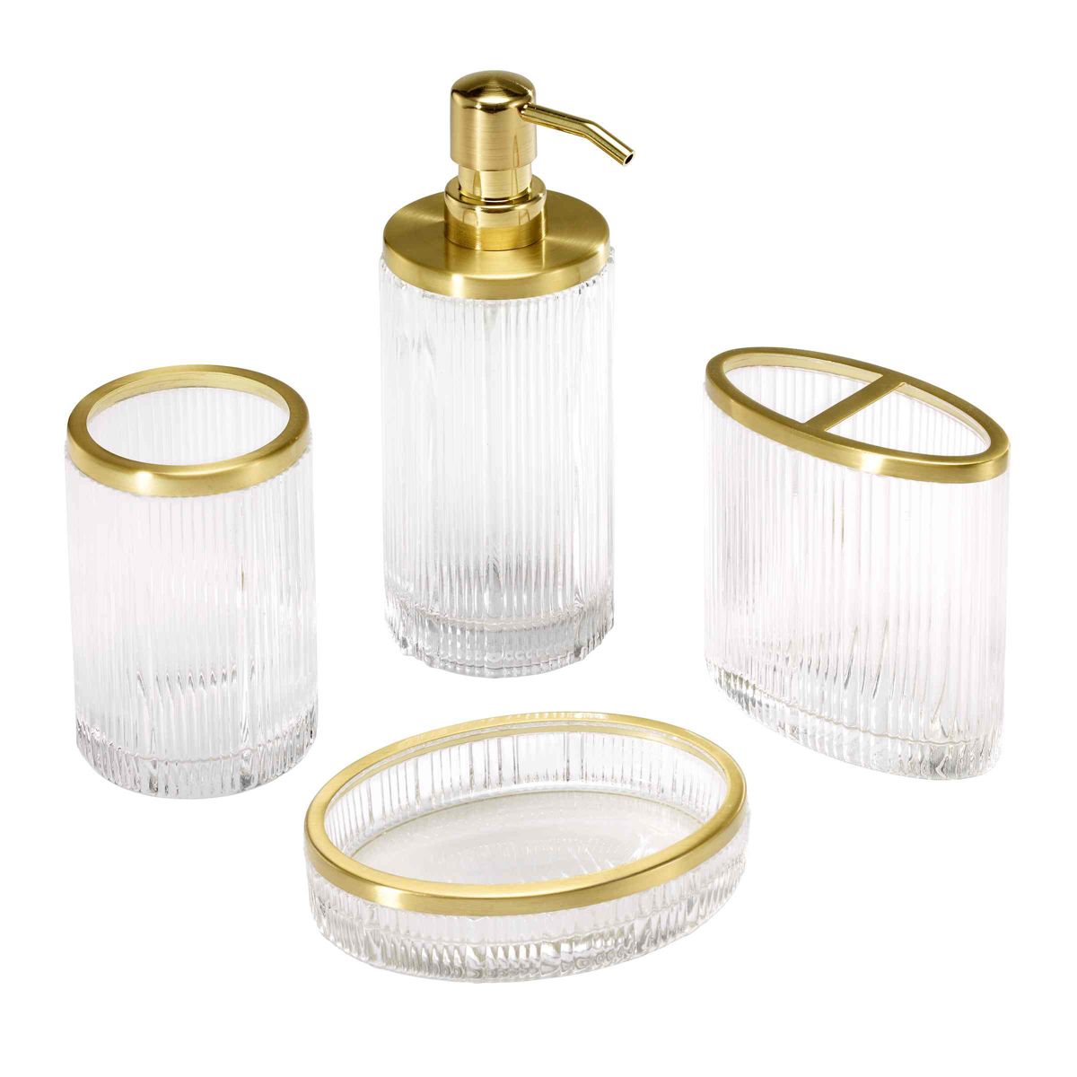 Louise 4pc. Bath Accessory Set