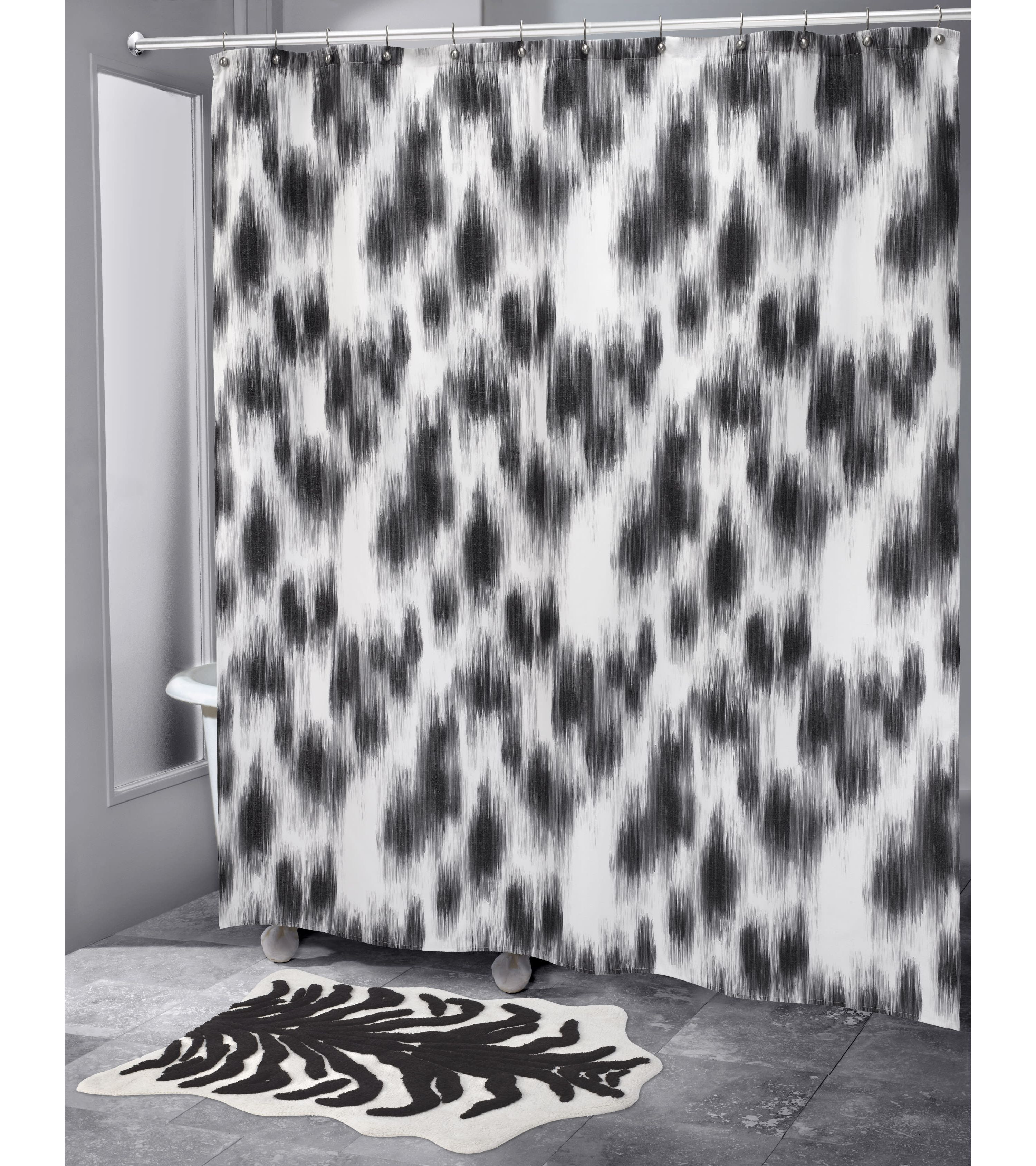 Sydney Shower Curtin and Hooks Set