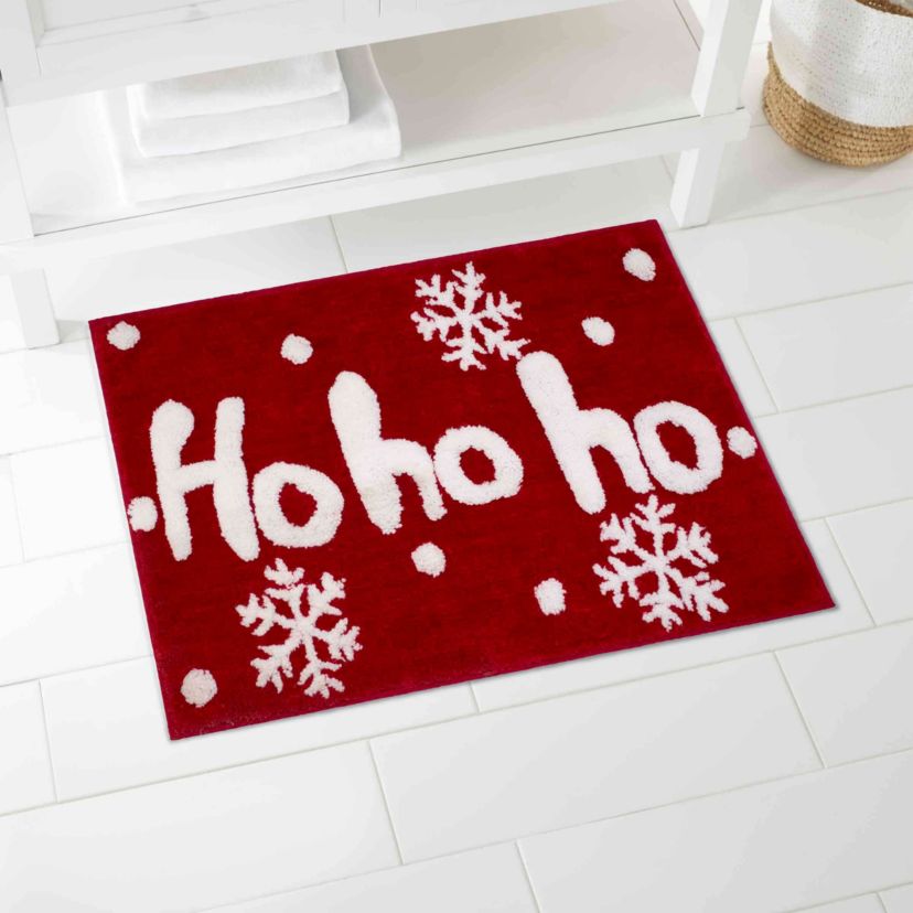 Ho Ho Ho Bath Rug