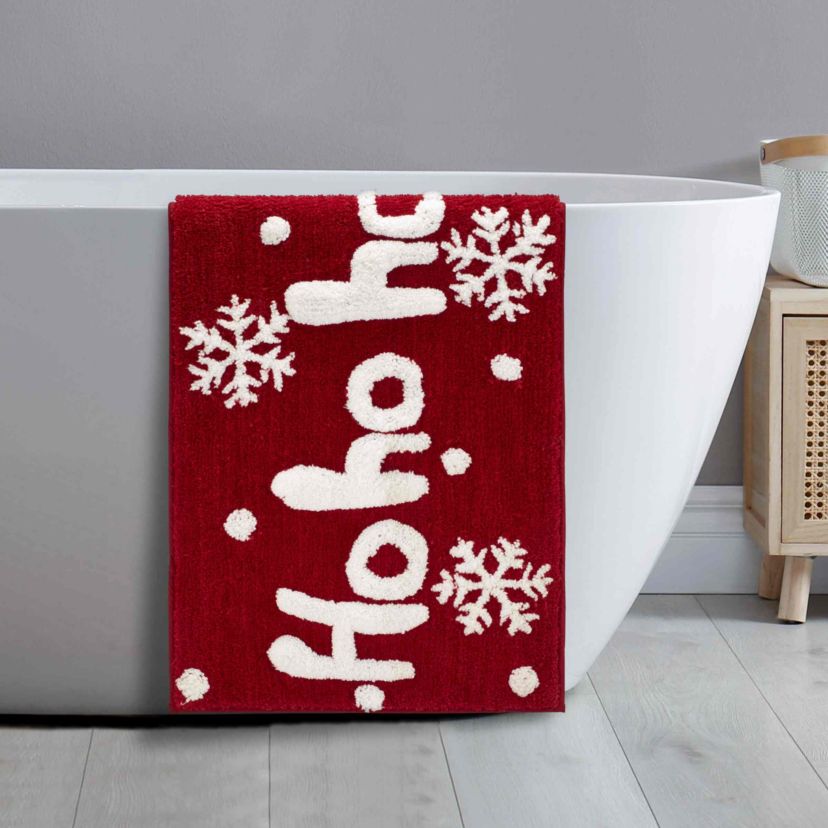 Ho Ho Ho Bath Rug