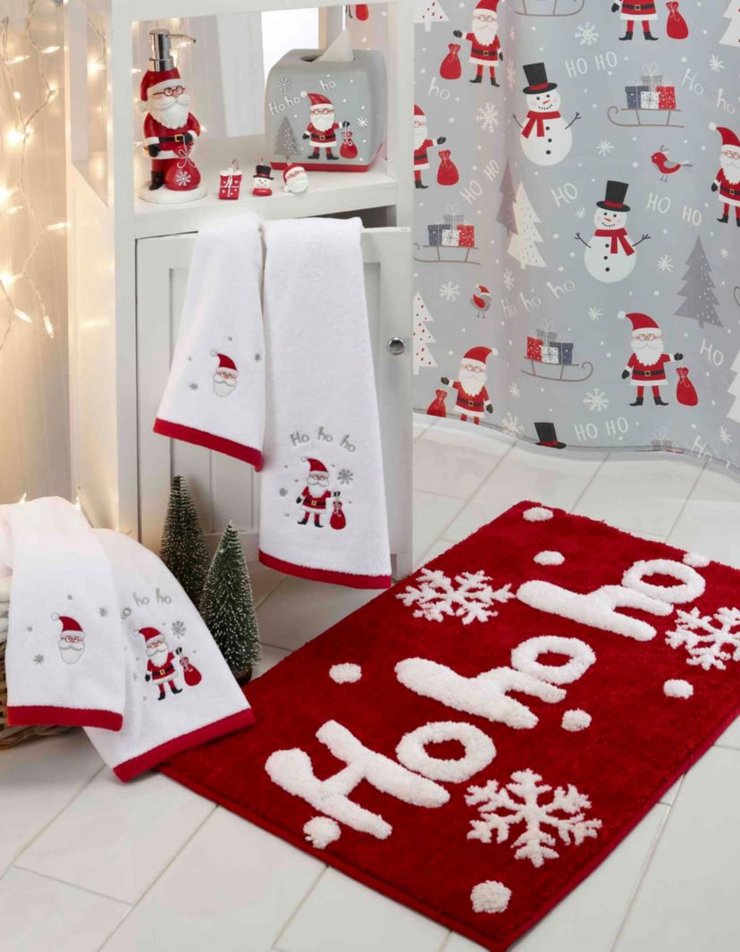 Ho Ho Ho Bath Rug
