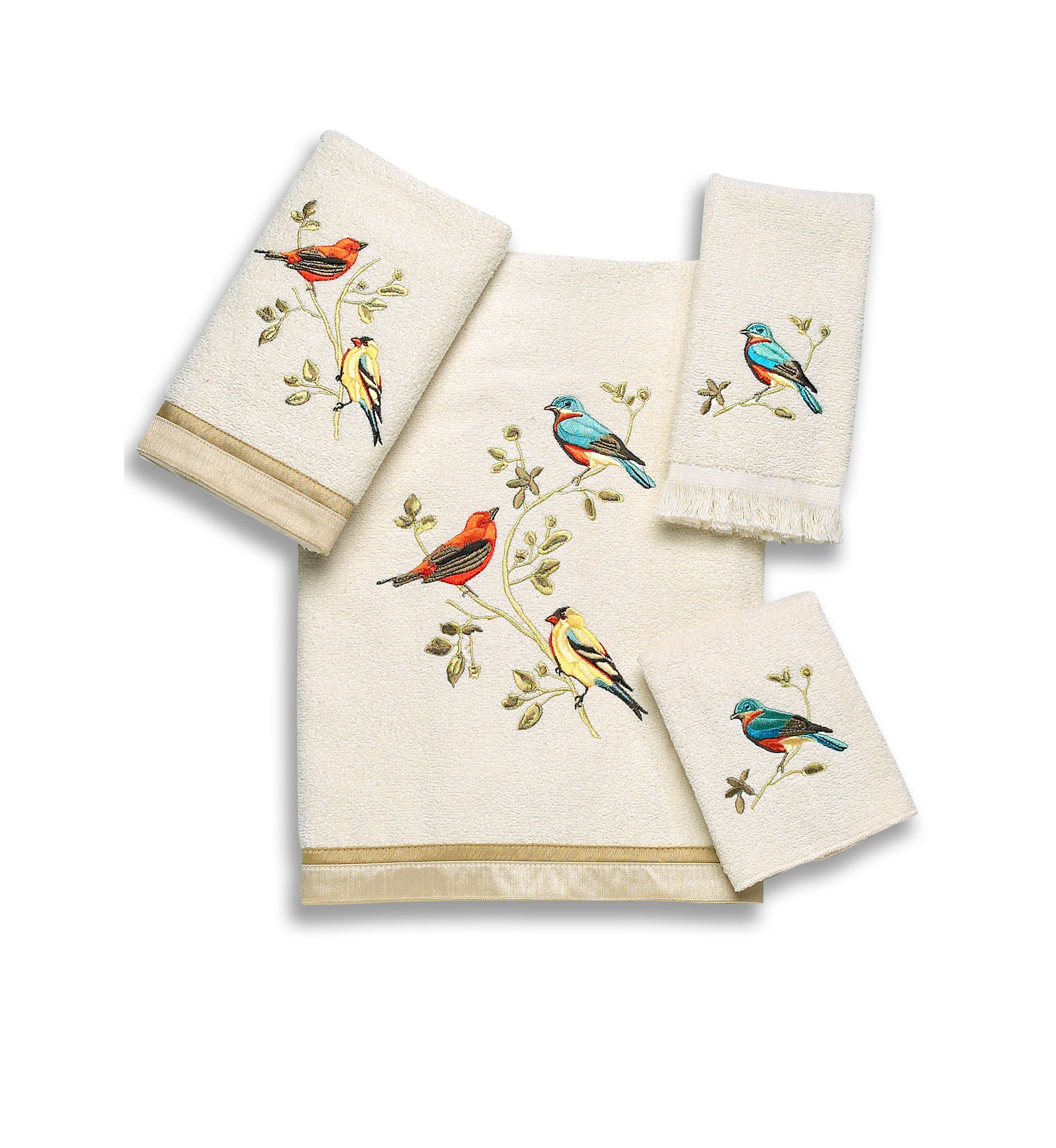 Gilded Bird Towel Collection