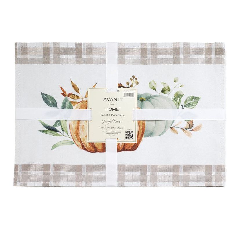 Avanti Grateful Patch 4pc Placemats