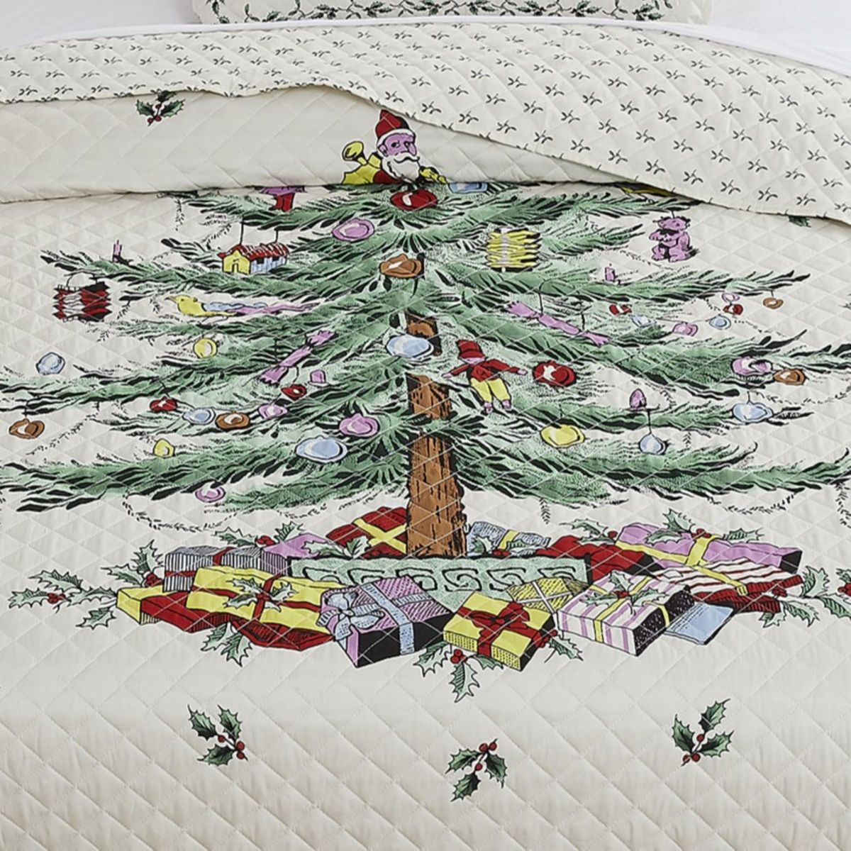 Christmas Tree 2-pc. Twin Quilt Set