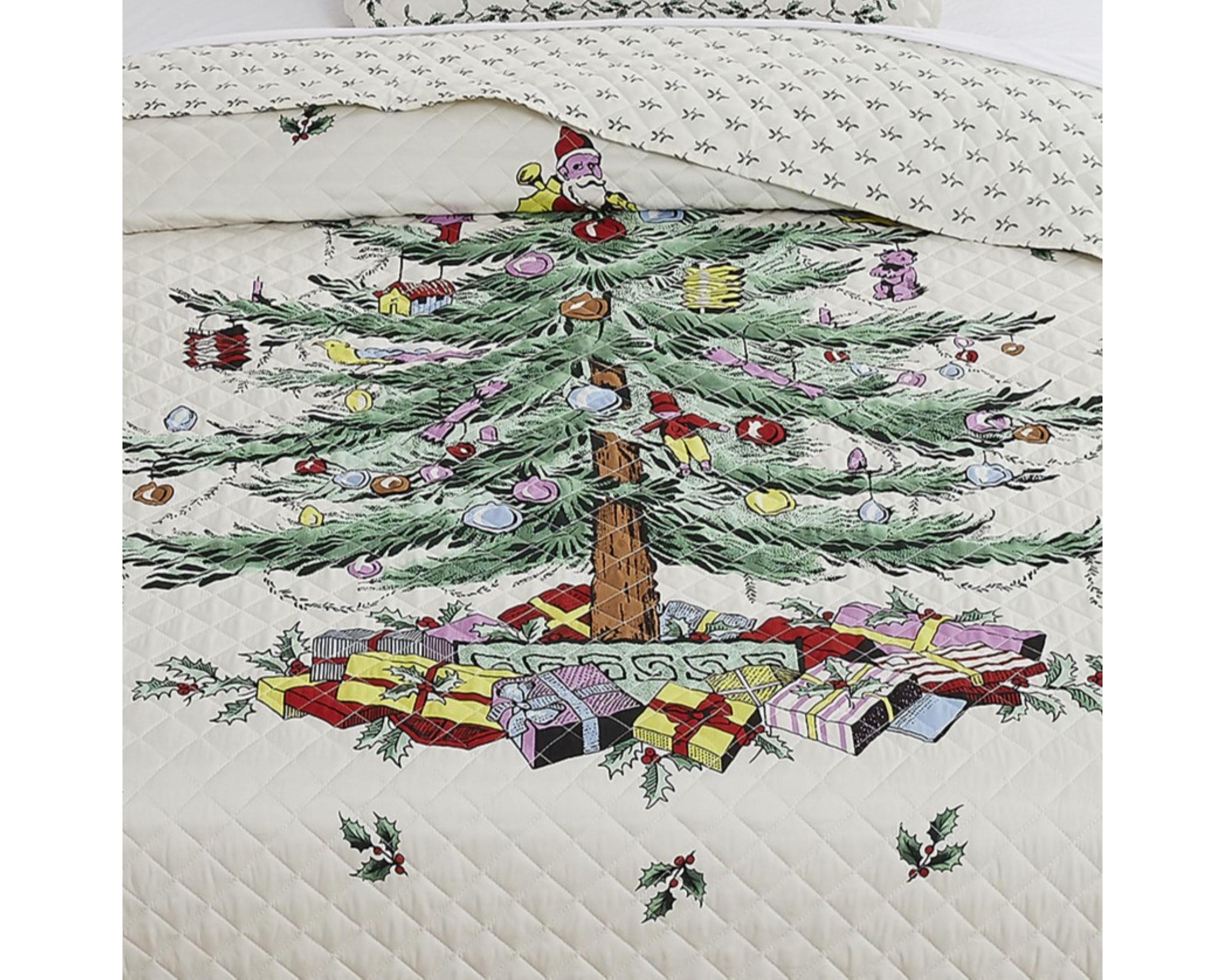 Christmas Tree 2-pc. Twin Quilt Set