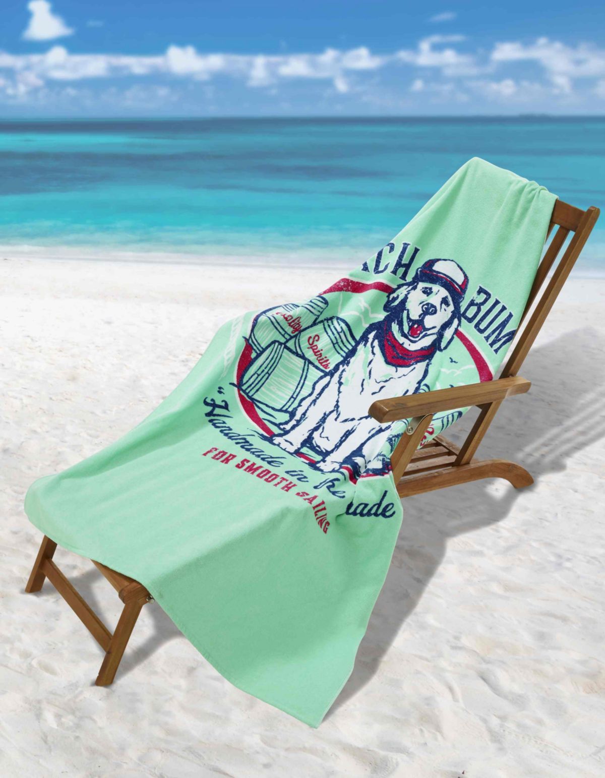 Beach Bum Beach Towel