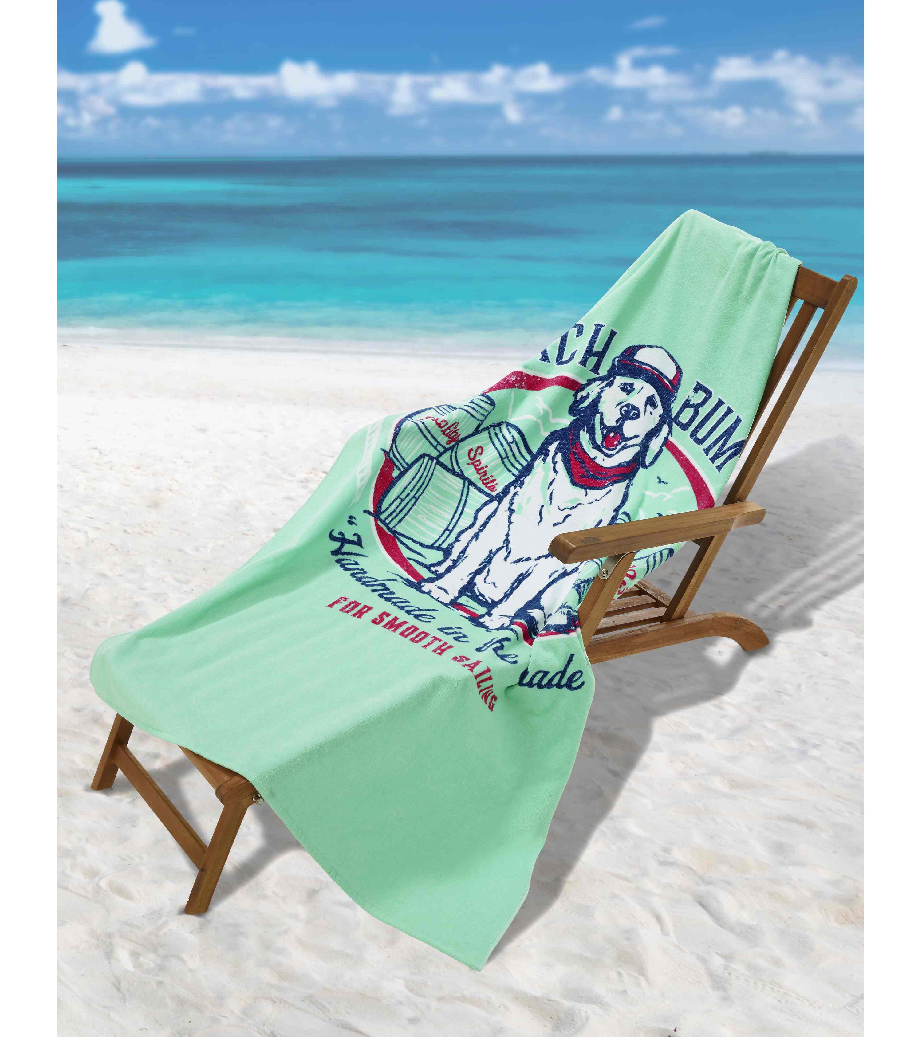 Beach Bum Beach Towel