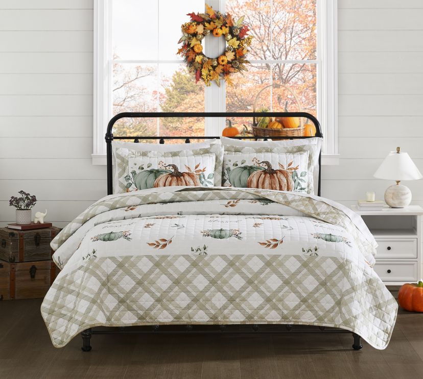 Grateful Patch 3-pc. Full/Queen Quilt Set