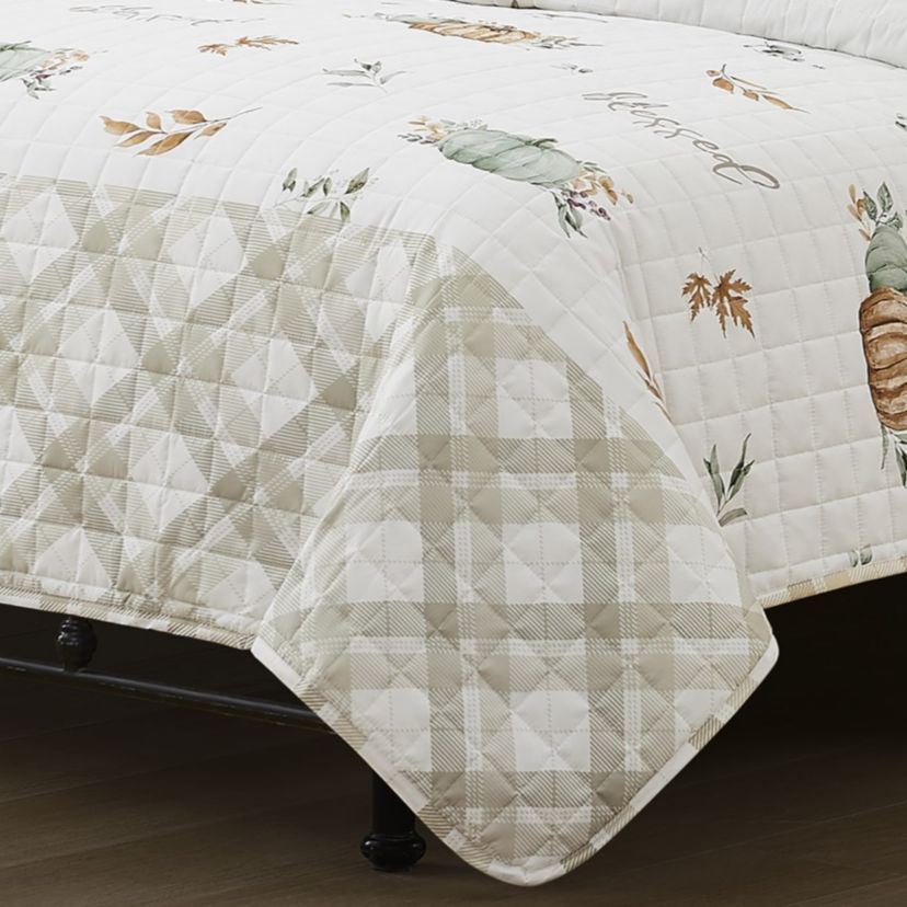 Grateful Patch 3-pc. Full/Queen Quilt Set