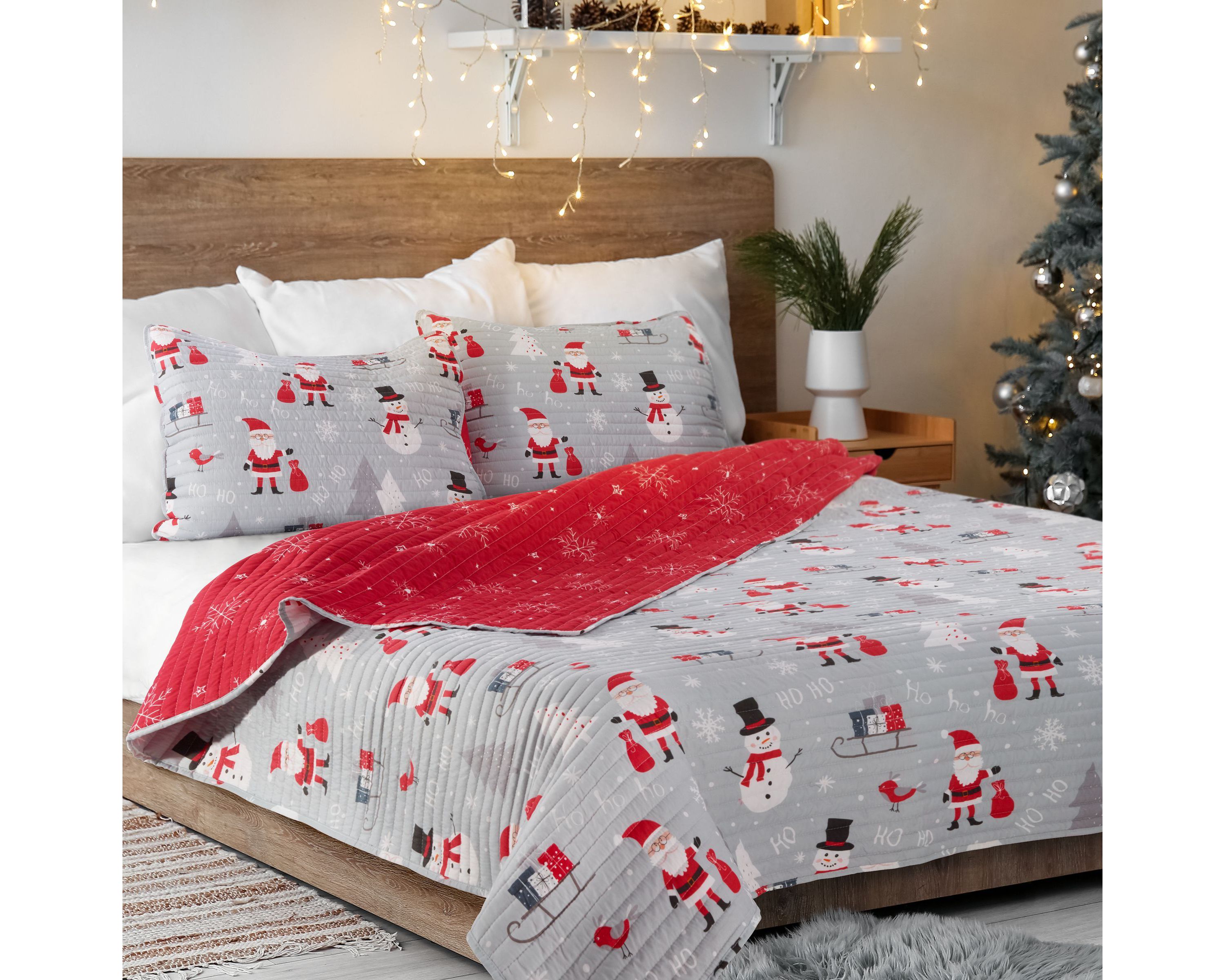 Avanti Ho Ho Ho 3-piece Full/Queen Quilt Set