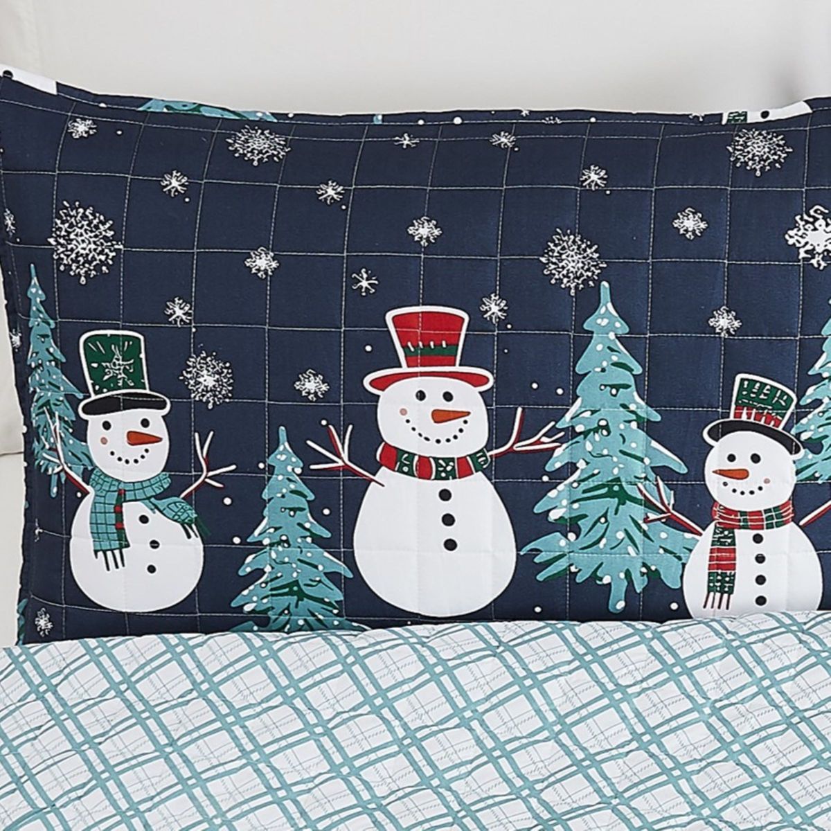 Snowman 3-pc. Full/Queen Quilt Set
