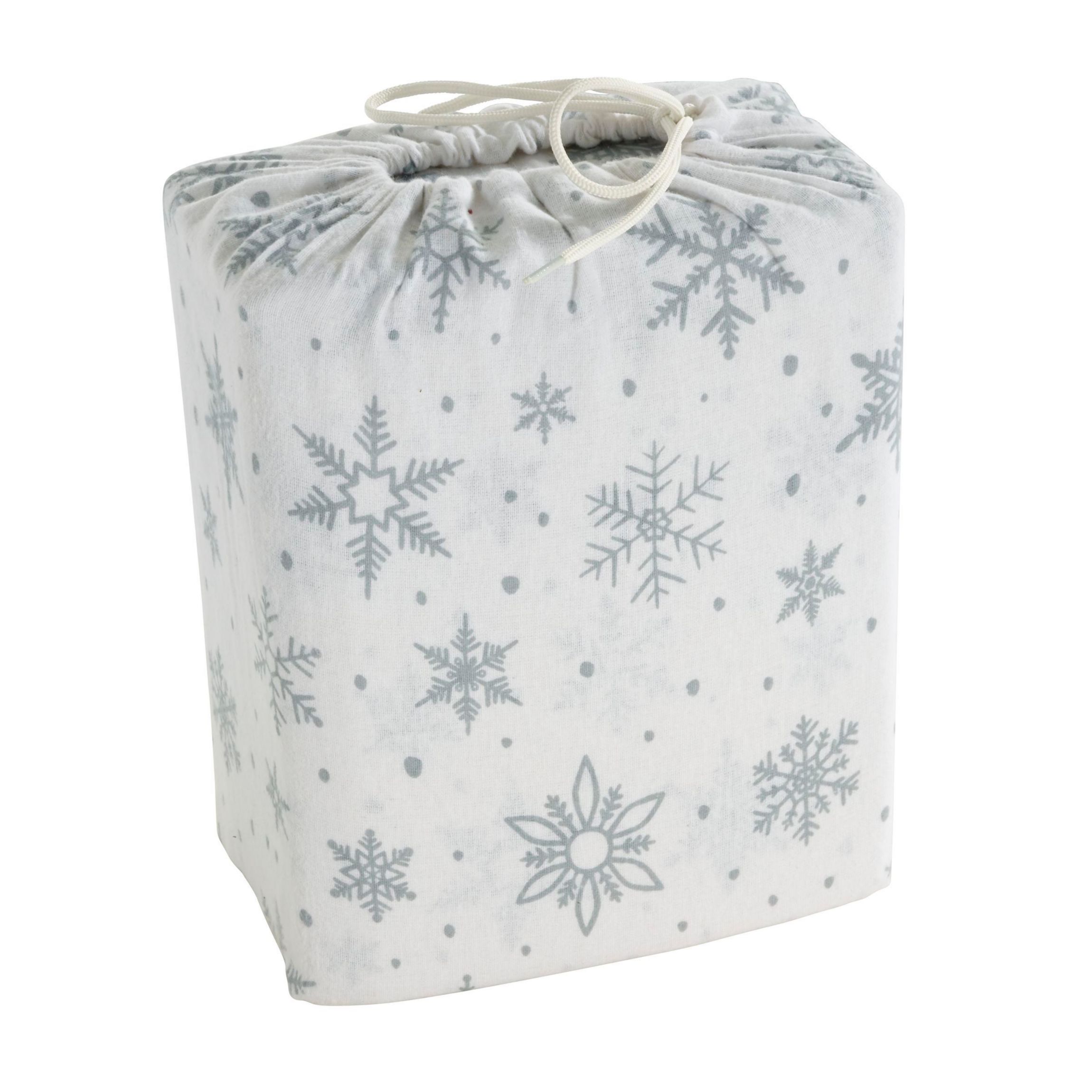 Winter Wonderland Twin Flannel Sheet Set