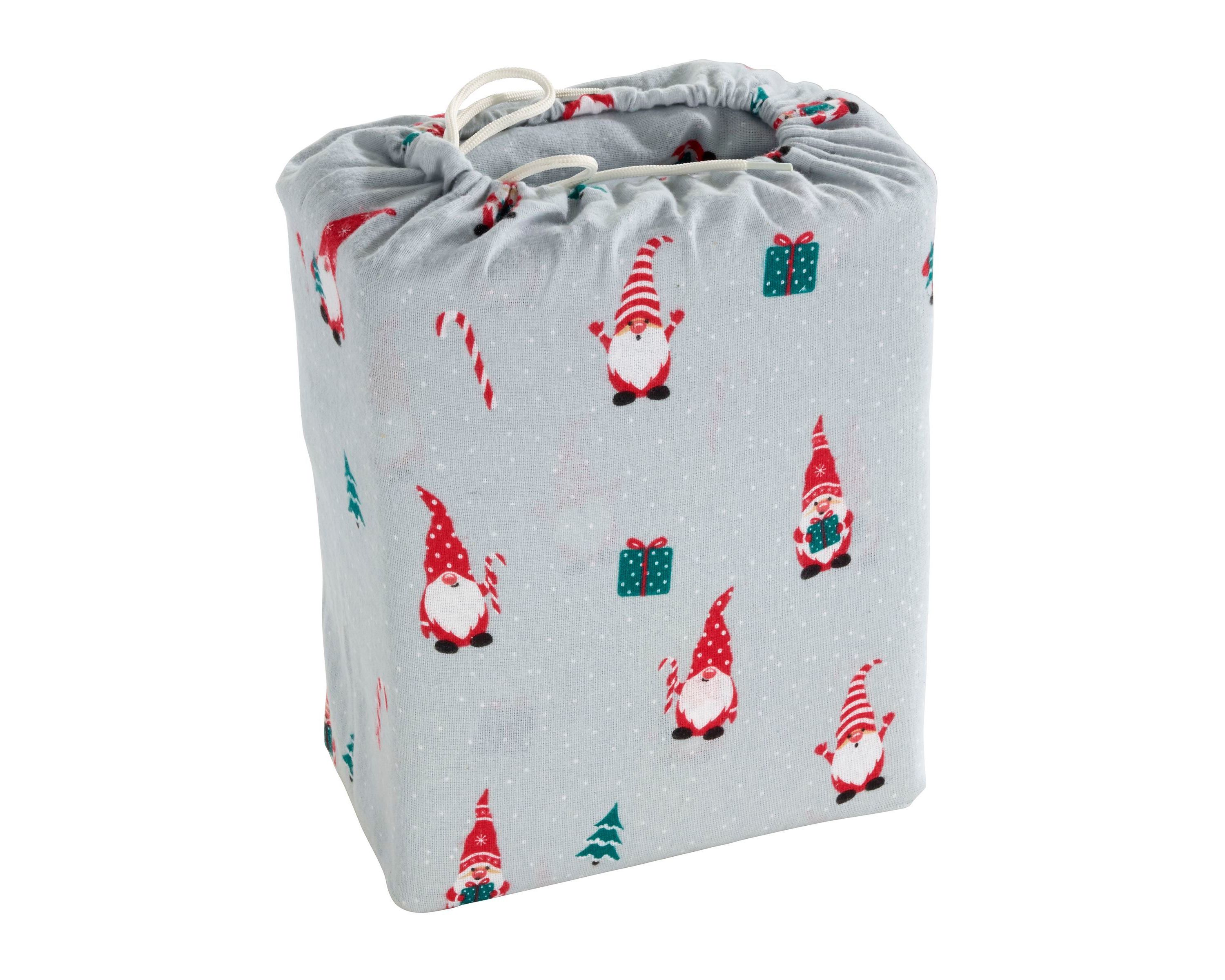 Gnome Sweet Gnome Twin Flannel Sheet Set