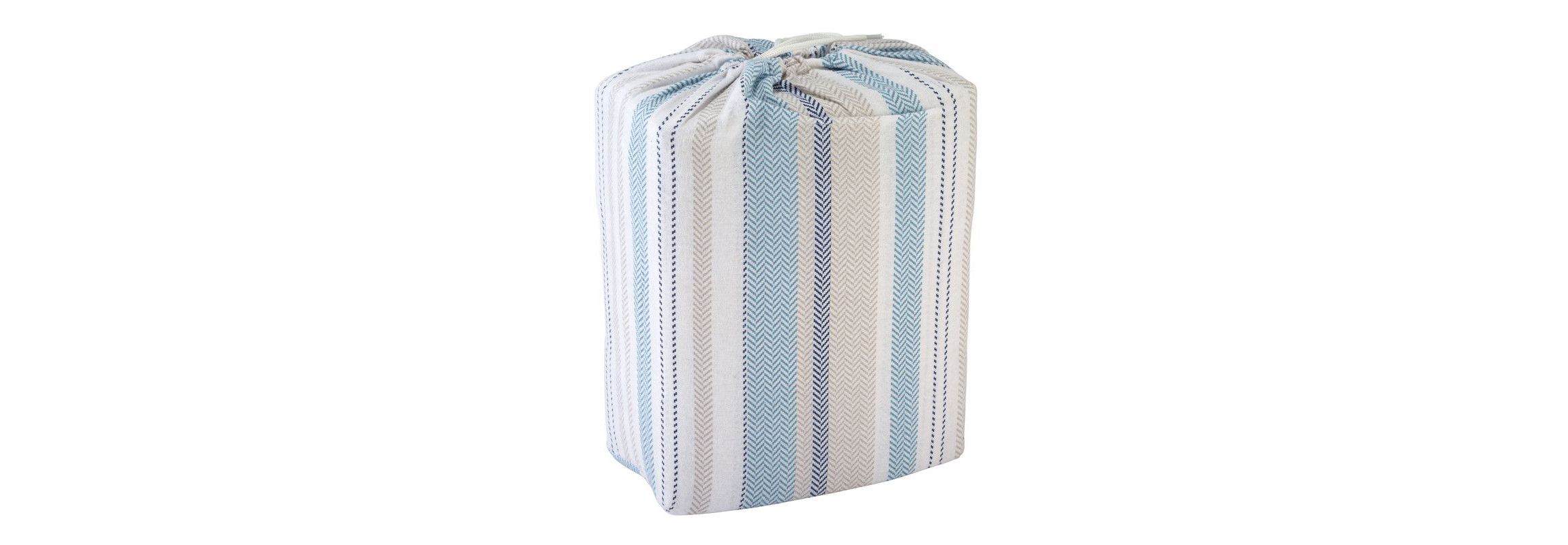 Avanti Pajama Stripe  3-piece Twin Flannel Sheet Set