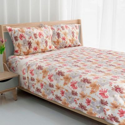 Avanti Wildflowers 4-piece Full Flannel Sheet Set -  0021864418589