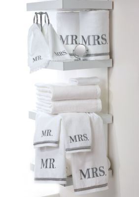 Mr & best sale mrs towel set