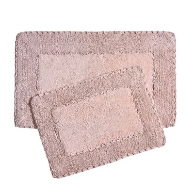 Laura Ashley Ruffle Cotton Bath Rug